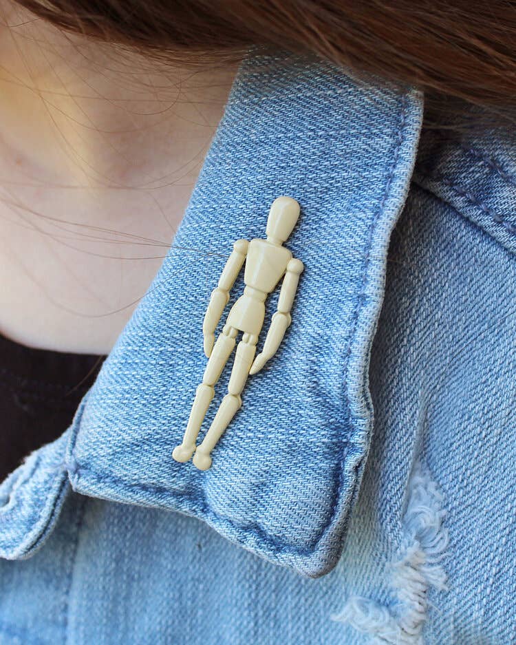 Artist Mannequin • Enamel Pin - Image 2