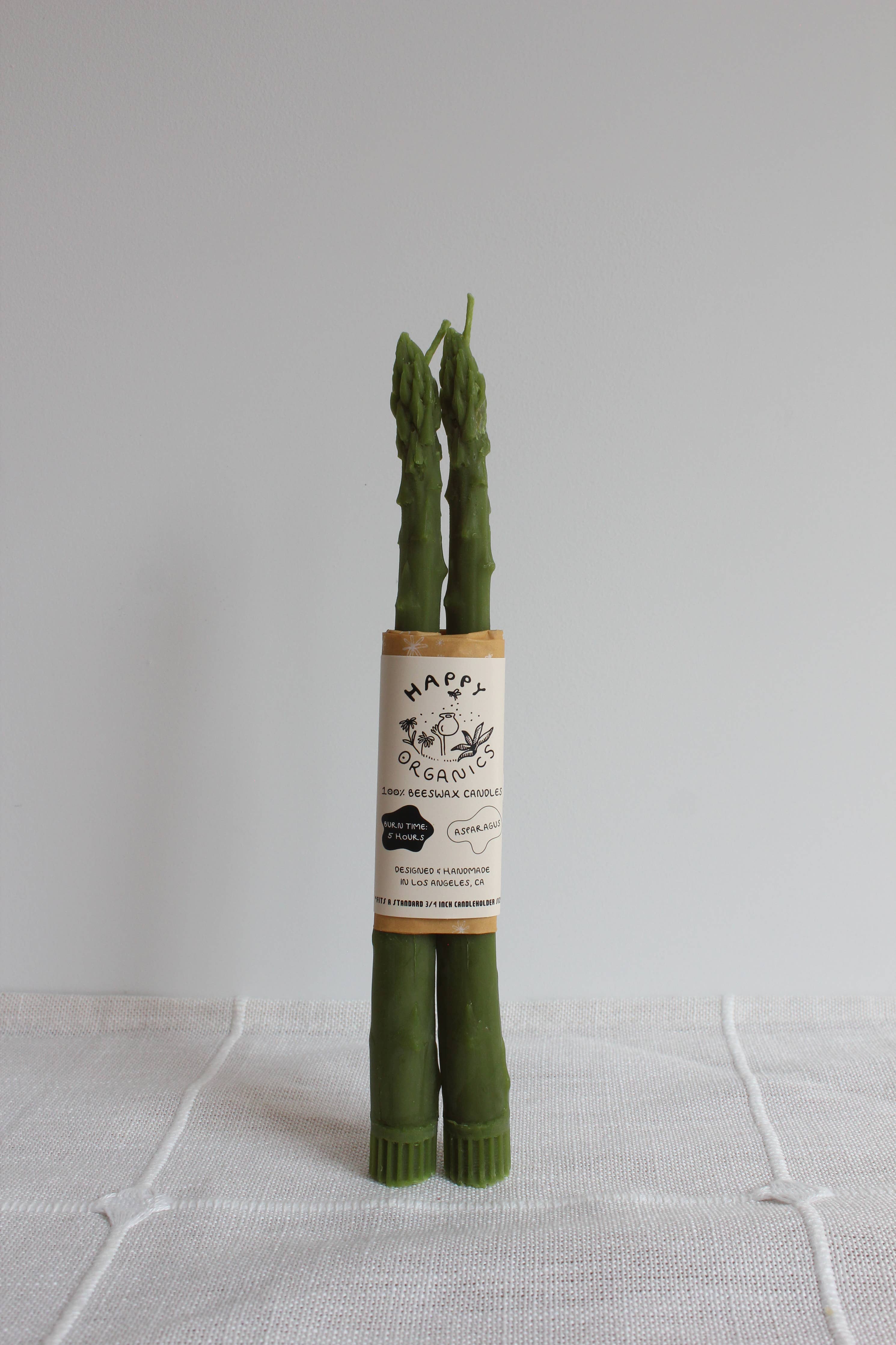 Asparagus Beeswax Candle - Image 2