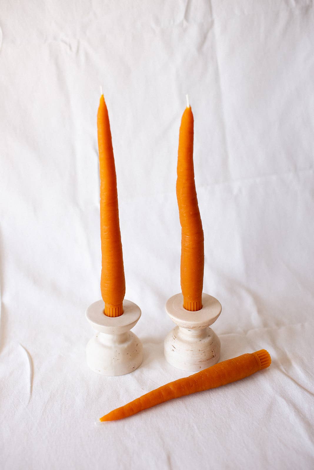 Carrot Beeswax Candles - Image 3