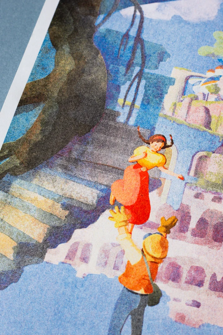 Castle in The Sky - Hifumiyo A3 Print - Image 4