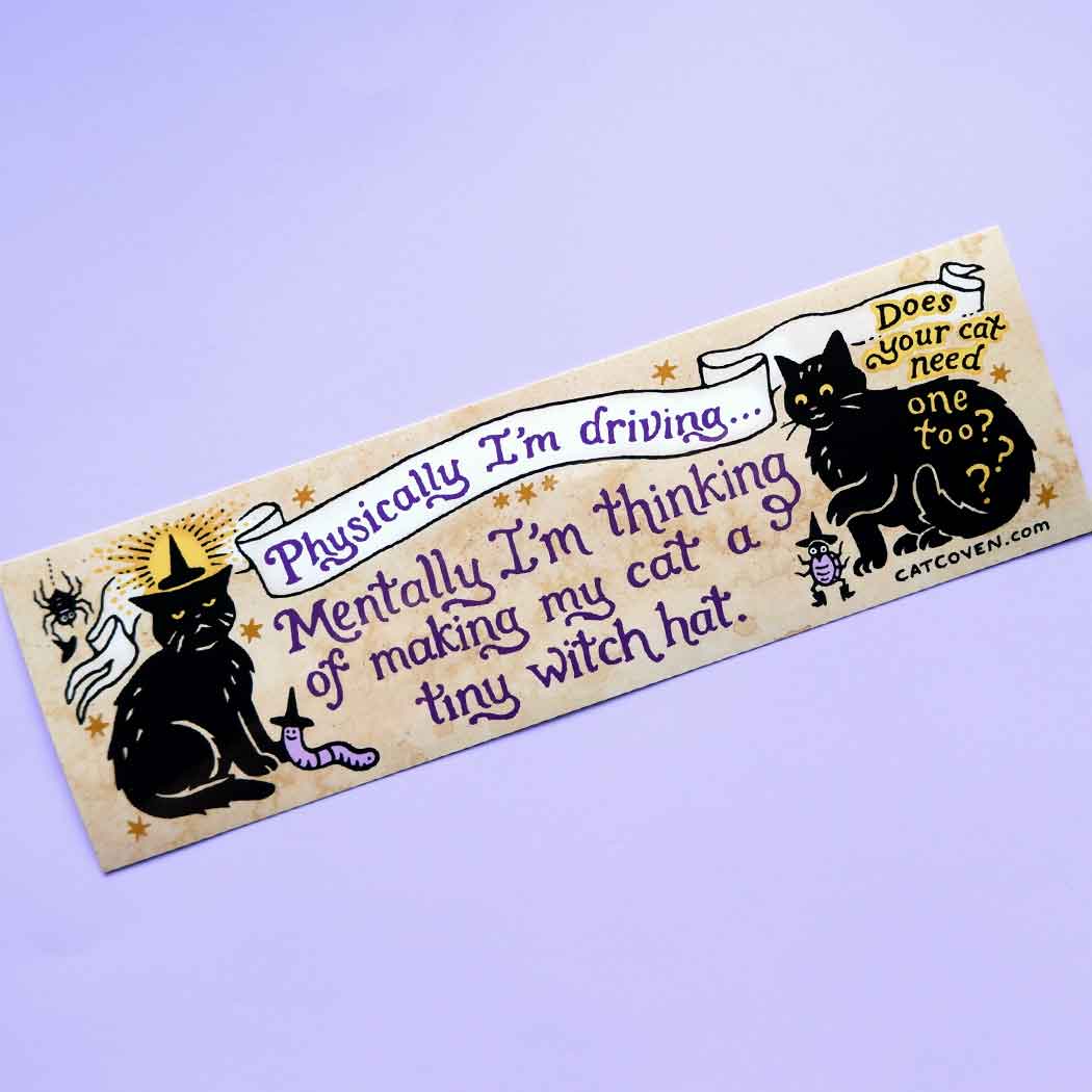 Cat Coven Bumper Stickers - Image 8