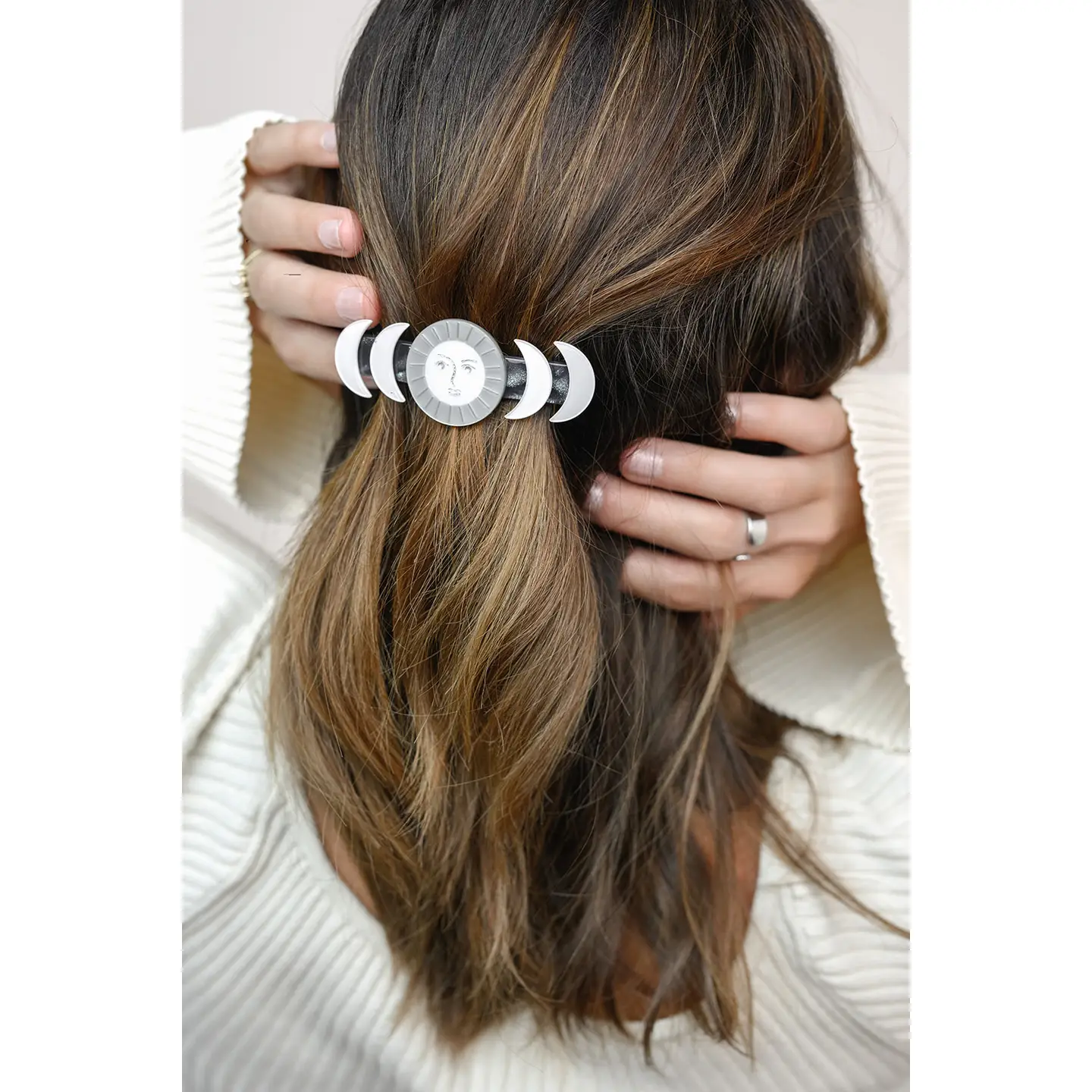 Crescent Moons Barrette - Image 3