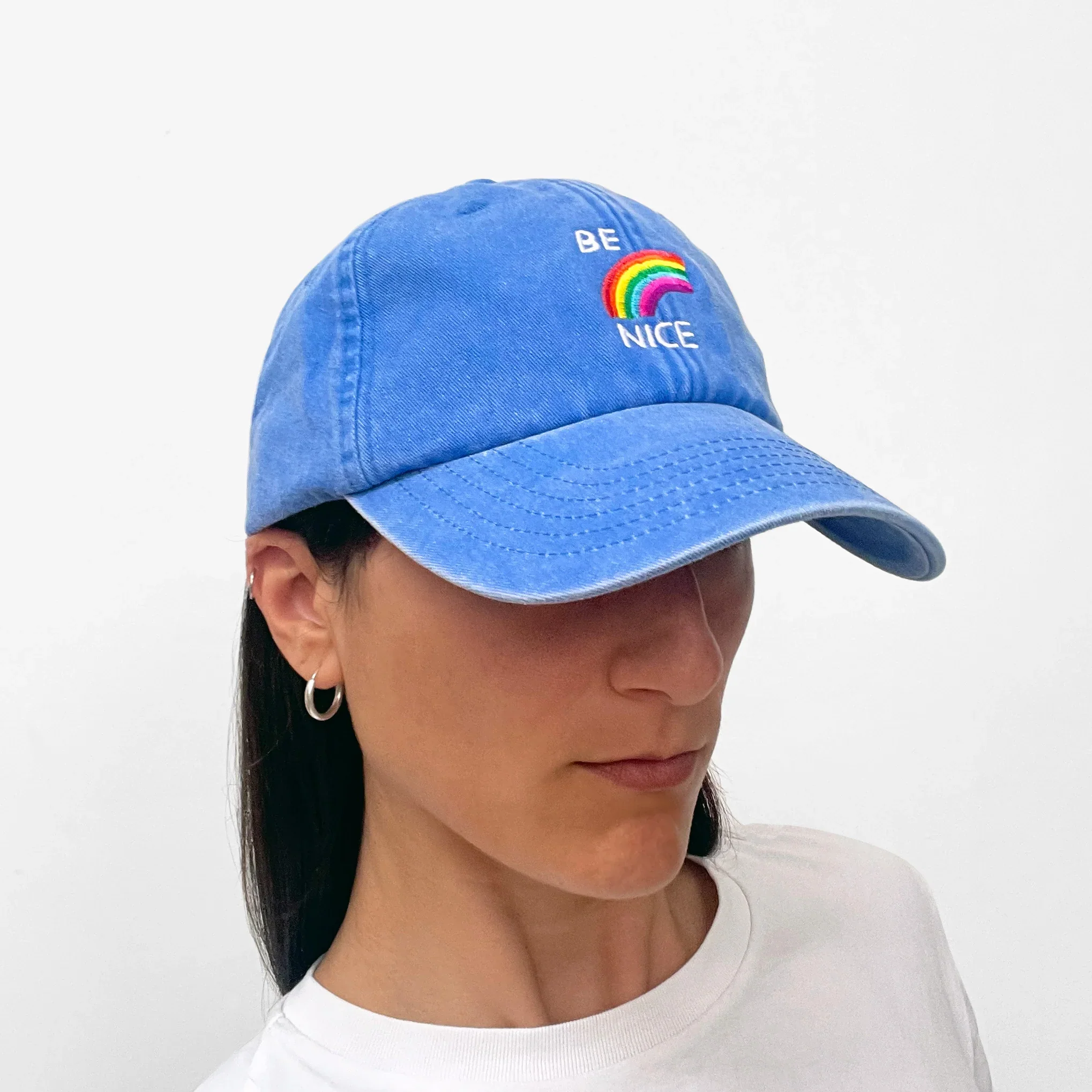 David Shrigley : Be Nice Dad Hat - Image 3