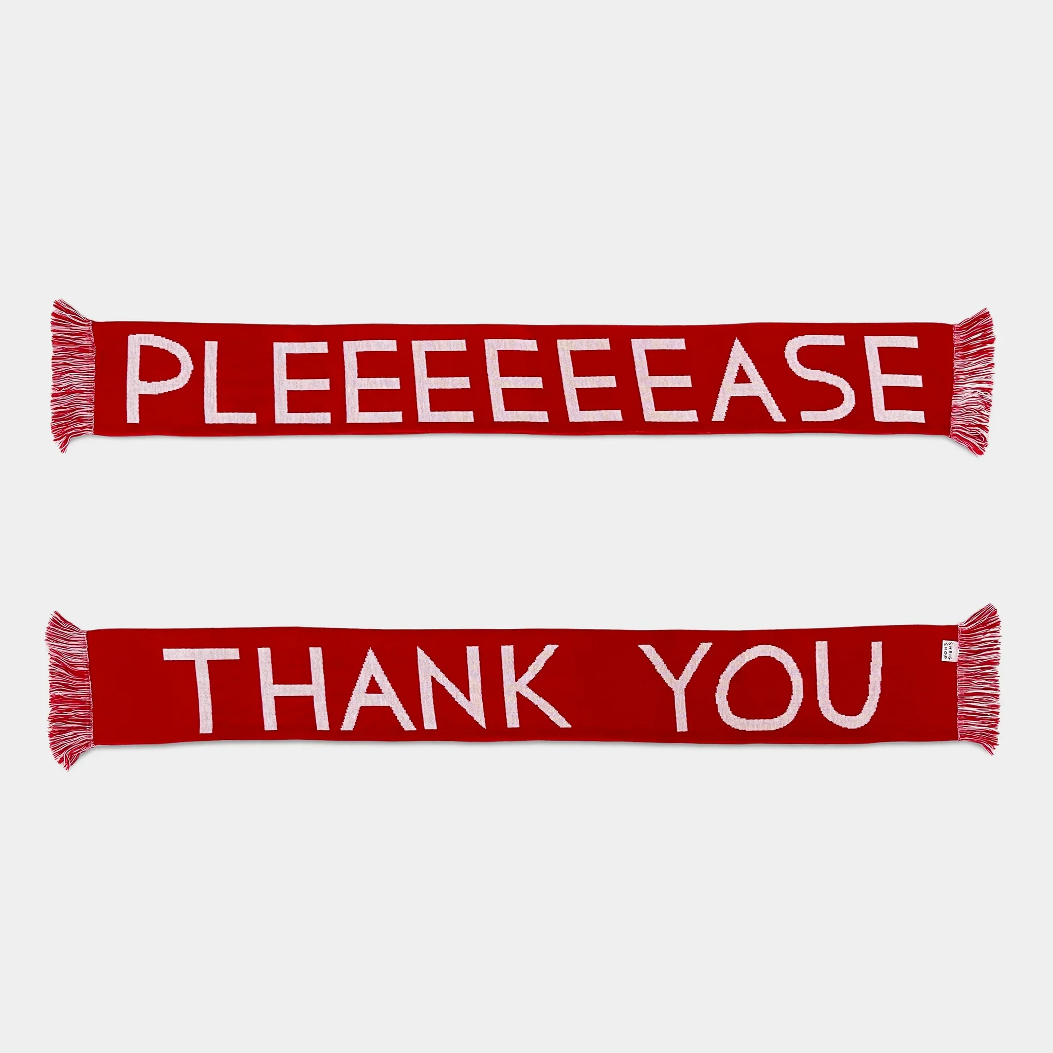David Shrigley : Please & Thank You Football Scarf - Image 5