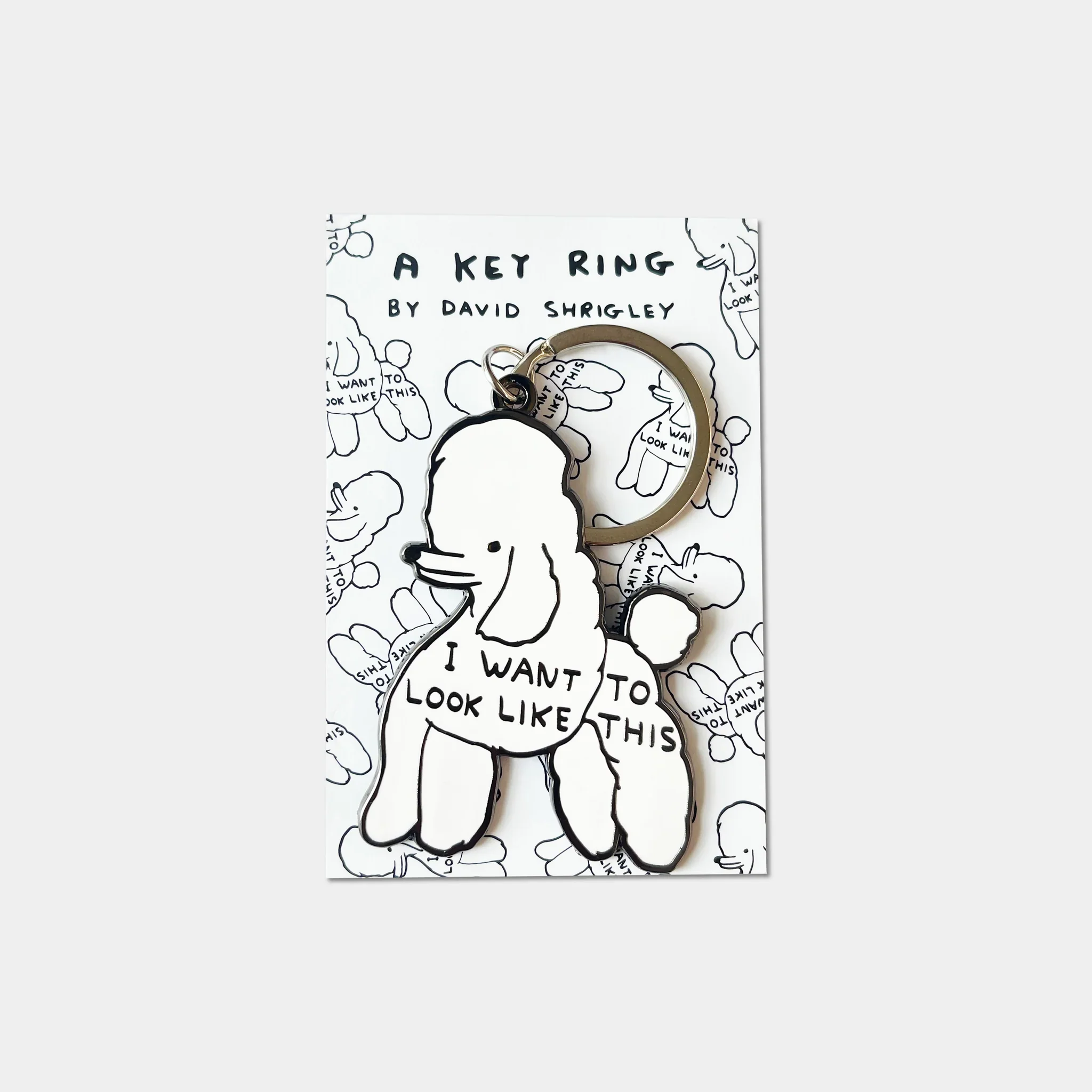 David Shrigley: Poodle Keyring - Image 3