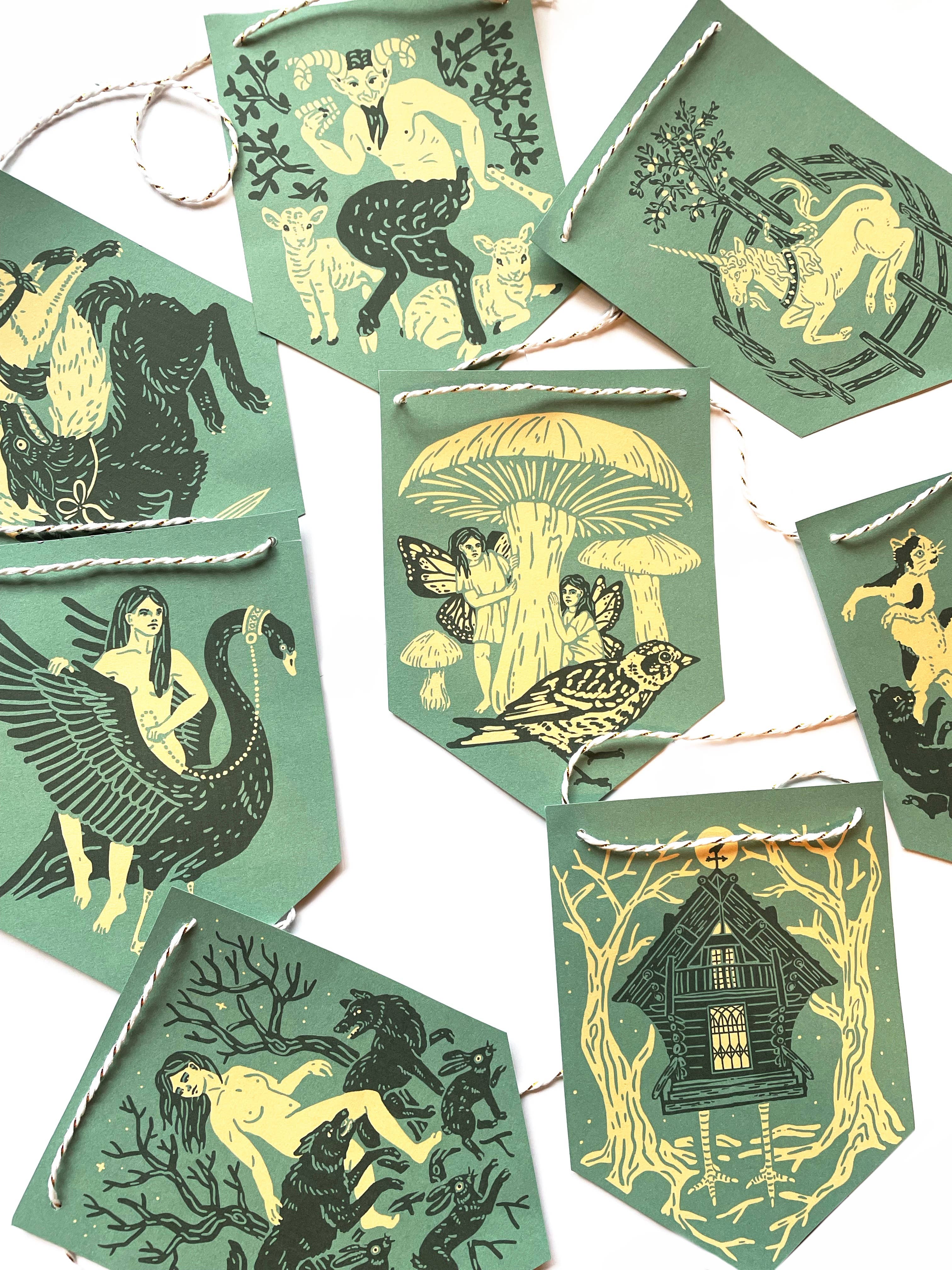 Deep Forest Folklore Paper Garland - Image 3