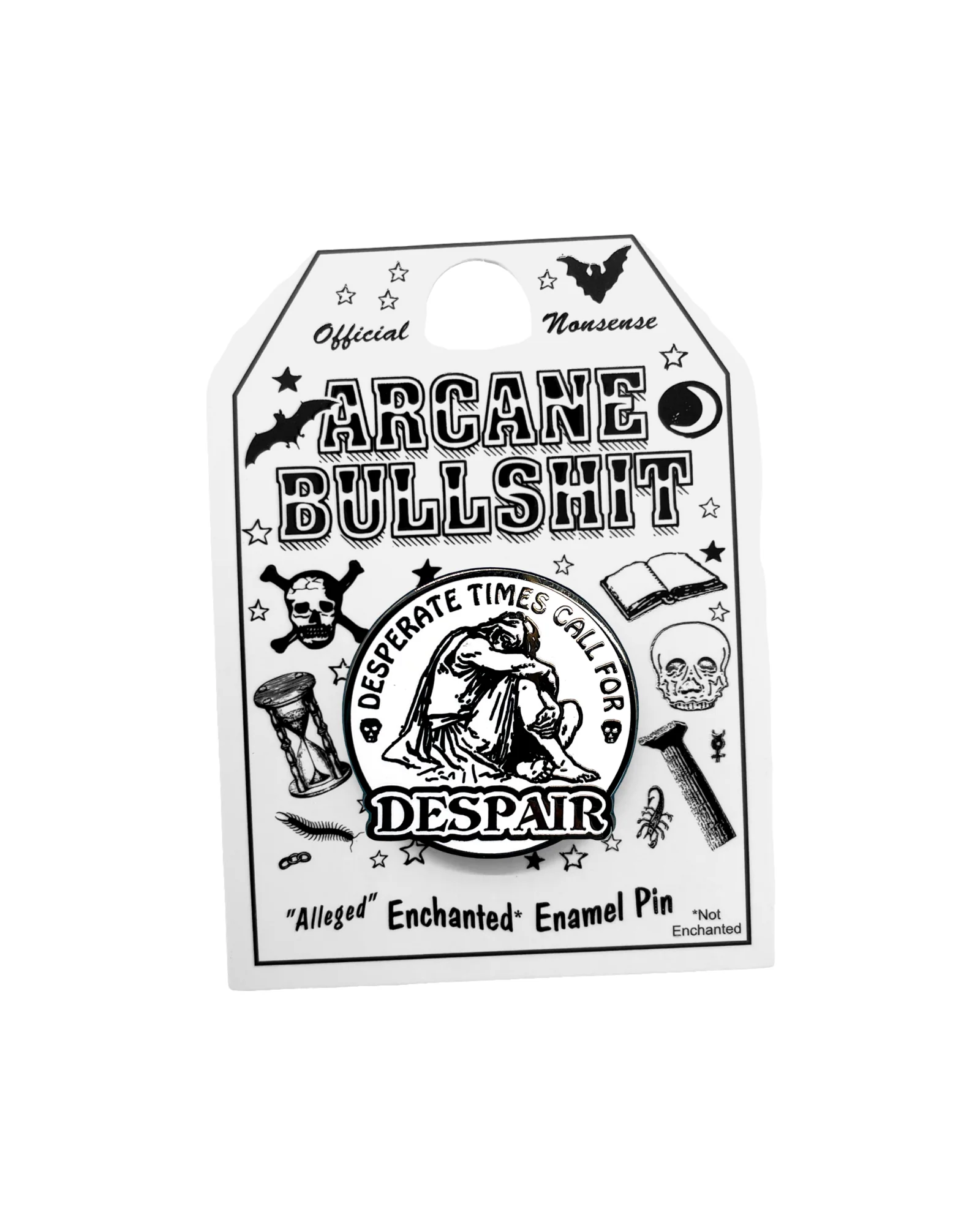 Despair Enamel Pin