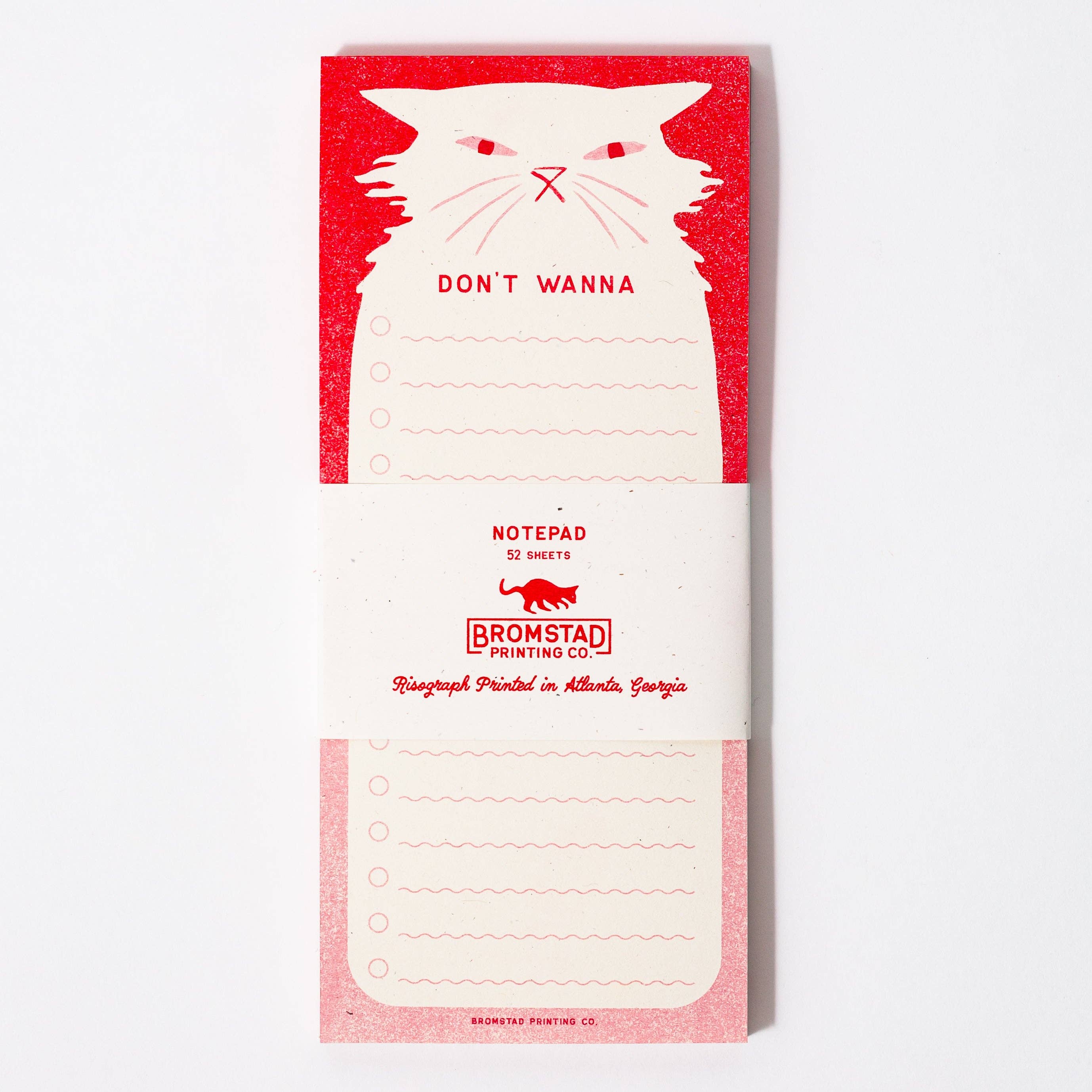 Don't Wanna - Risograph Notepad - Image 3