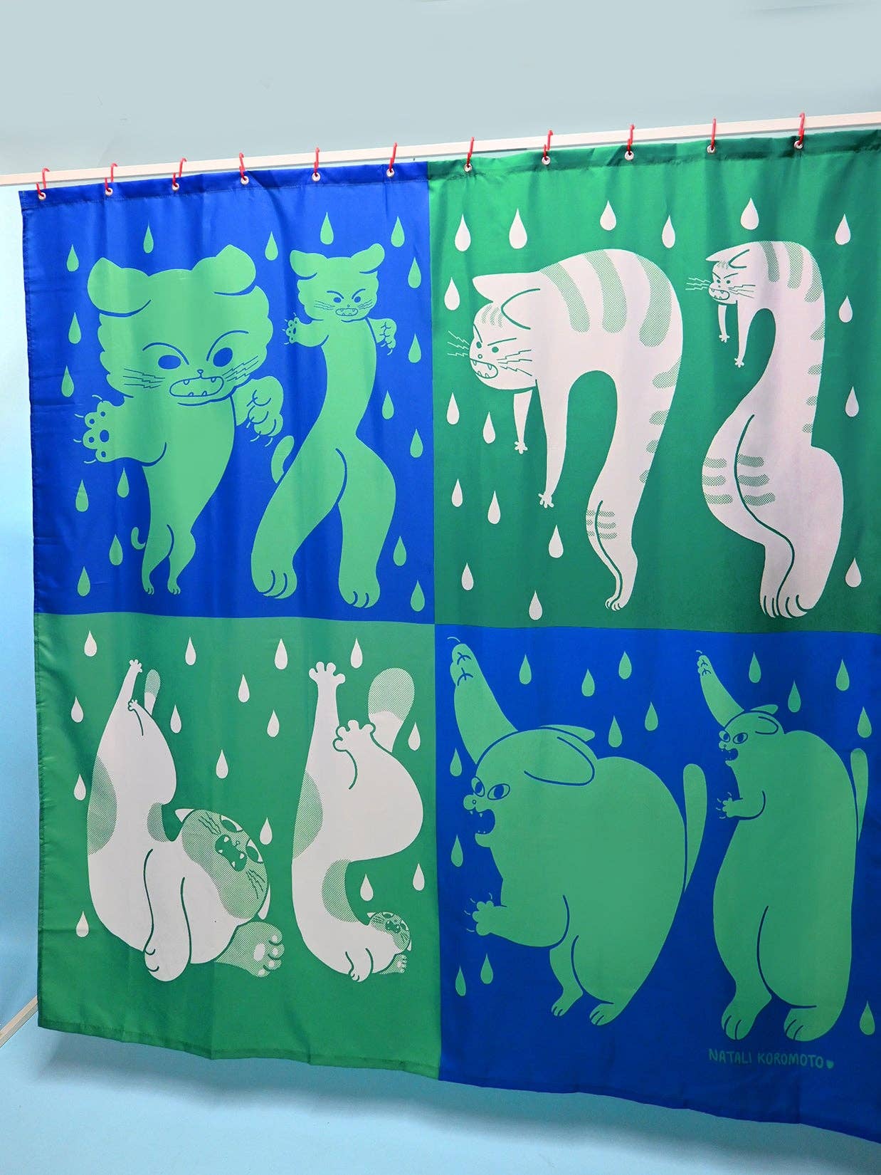 "DRY CATS" Shower curtain - Image 11