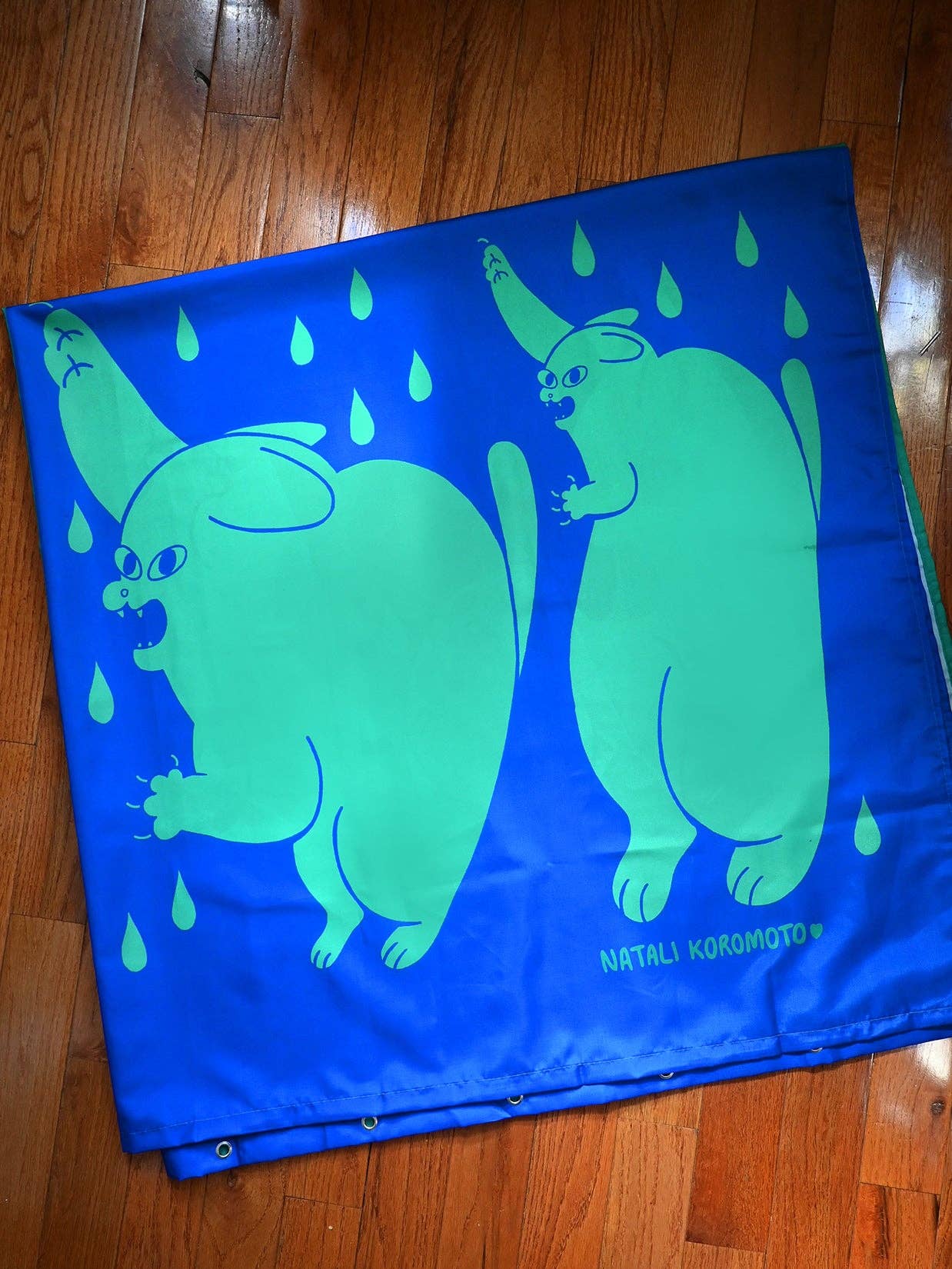 "DRY CATS" Shower curtain - Image 4