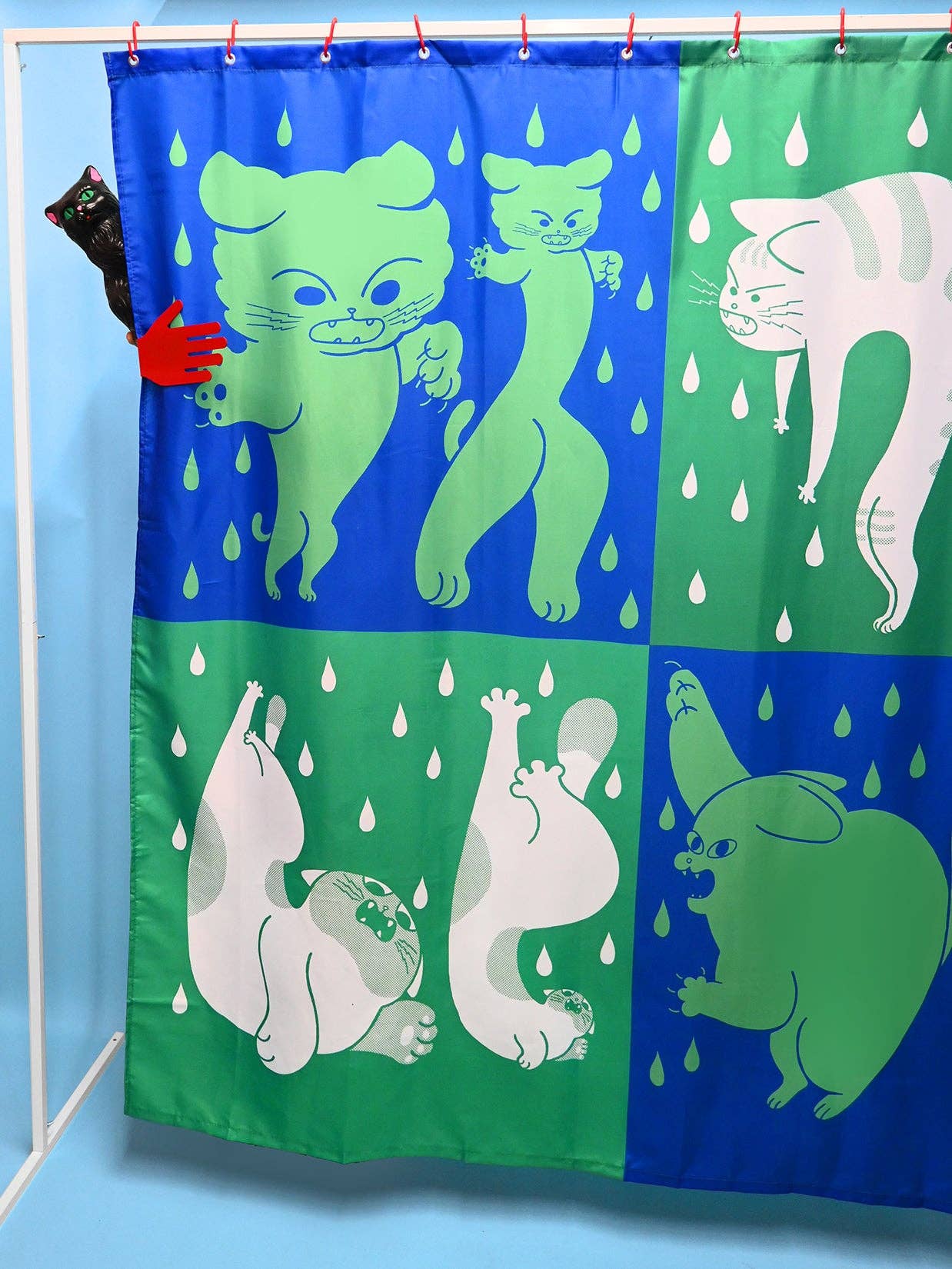 "DRY CATS" Shower curtain - Image 6