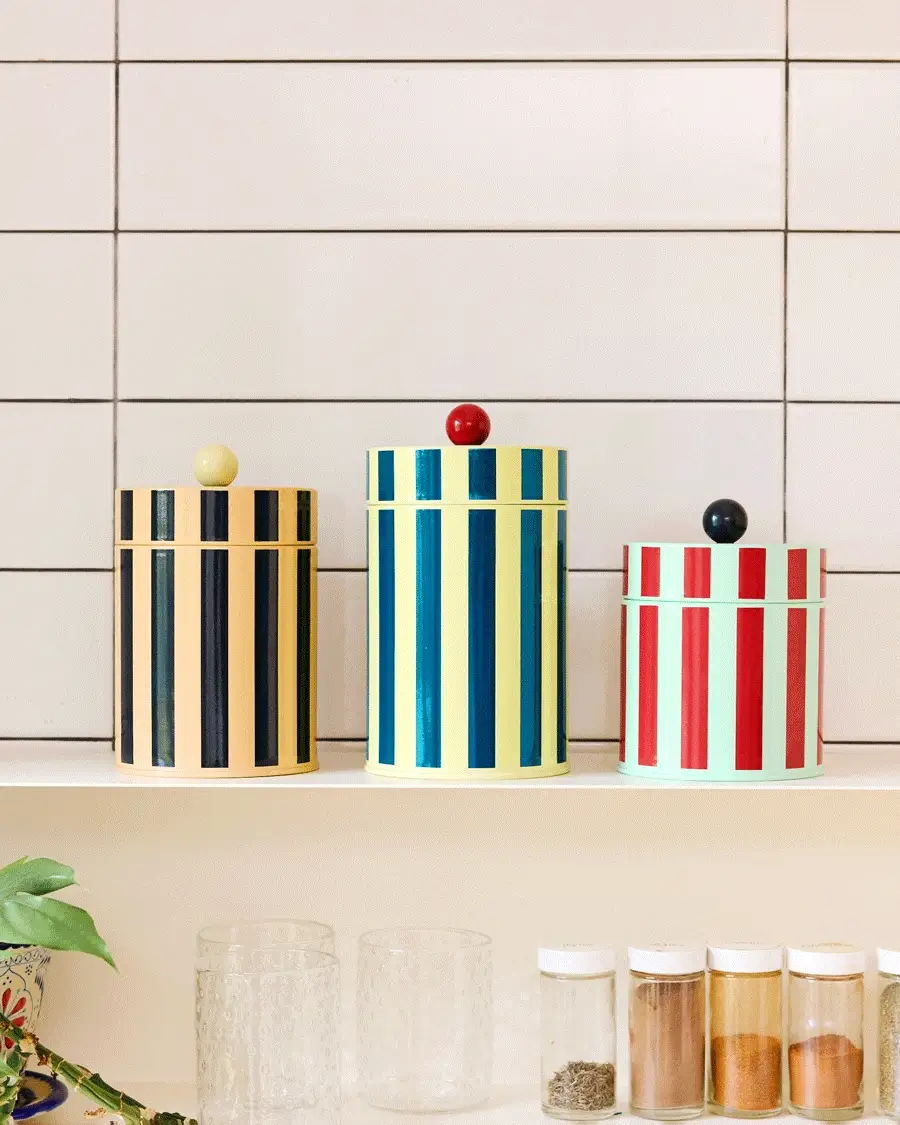 Dusen Dusen Stripe Canisters - Image 2