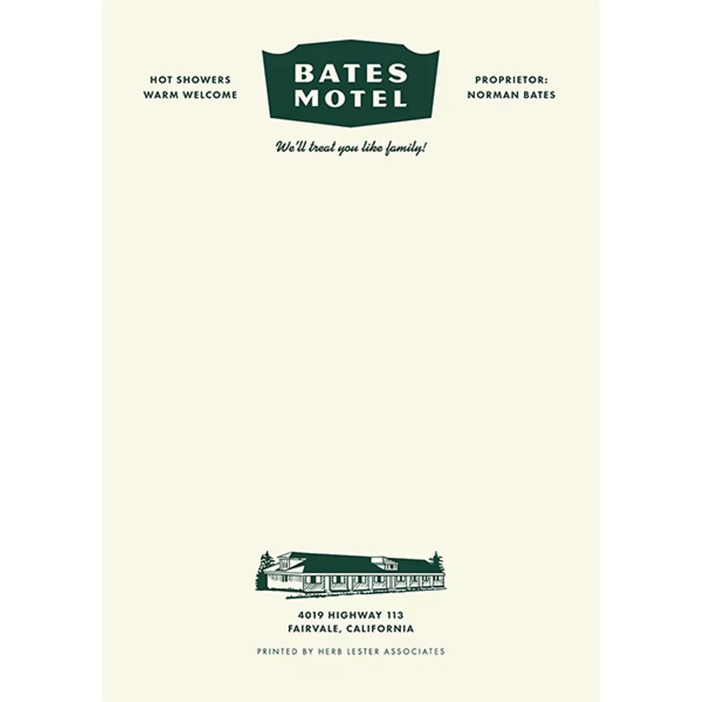 Fictional Hotel Notepads - Image 5