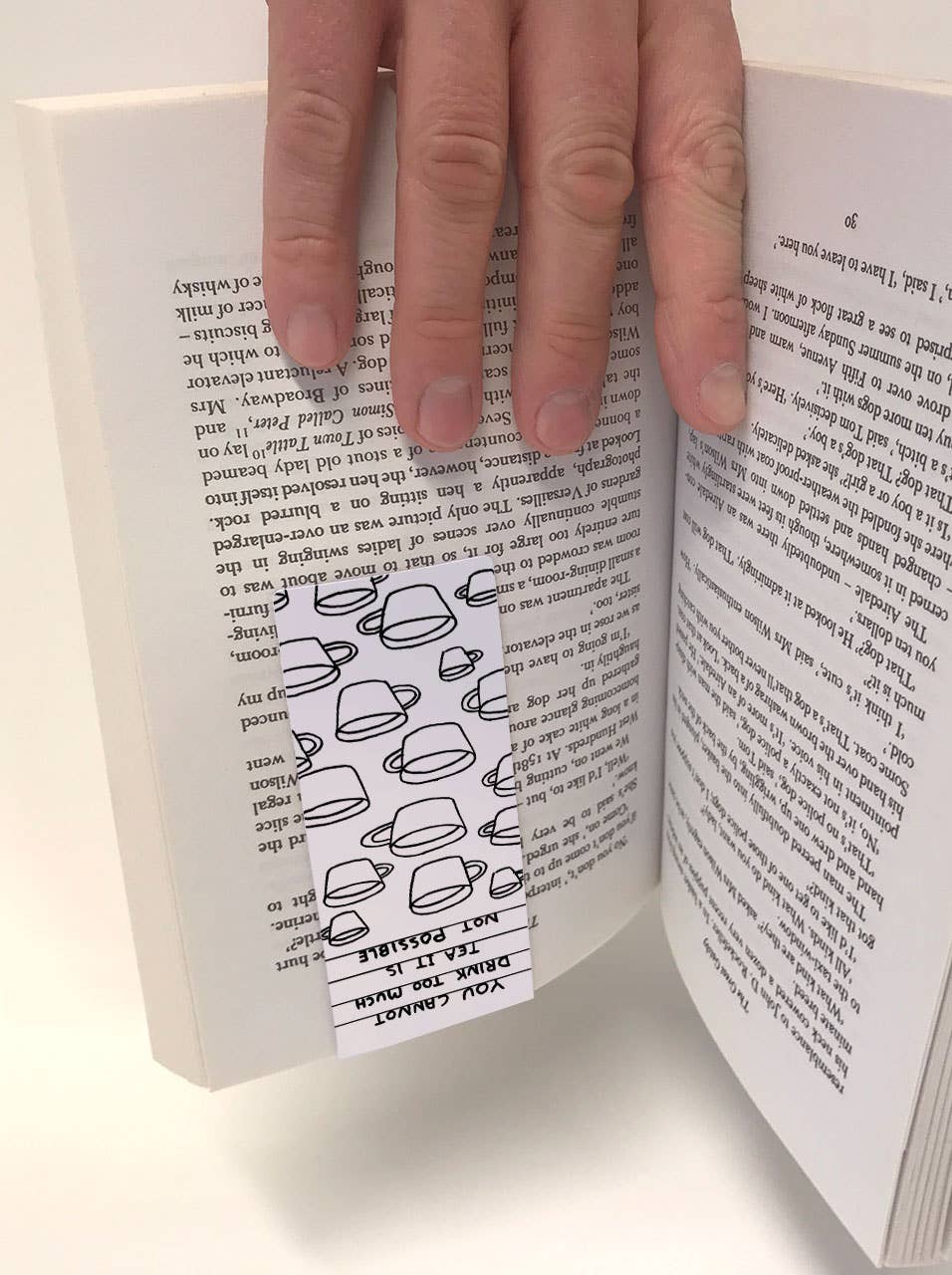 Too Much Tea - Shrigley Magnetic Bookmark - Image 3