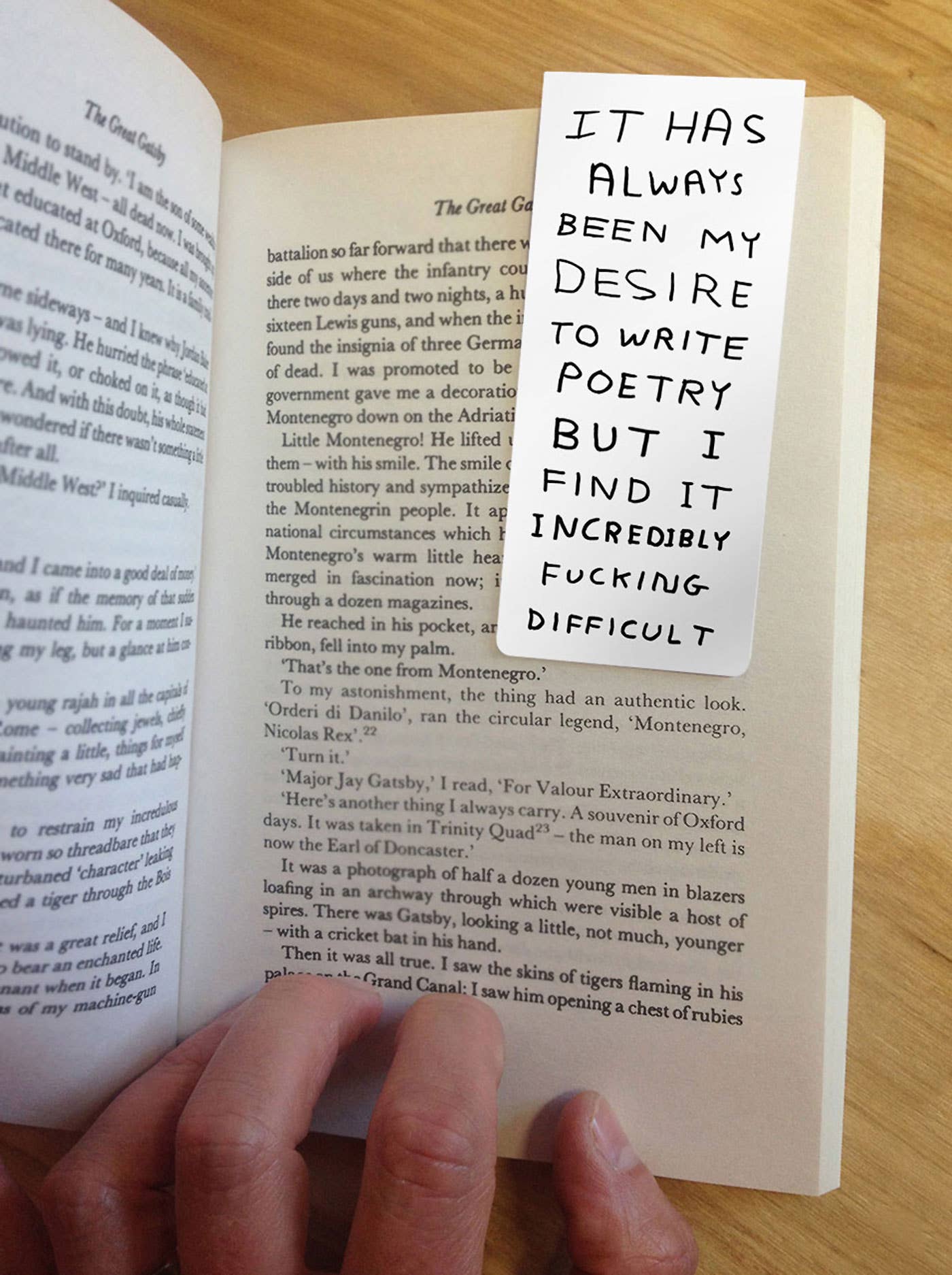 Write Poetry - Shrigley Magnetic Bookmark - Image 3