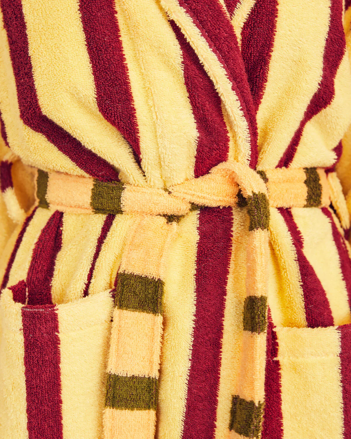 Ginkgo Stripe Bathrobe - Image 3
