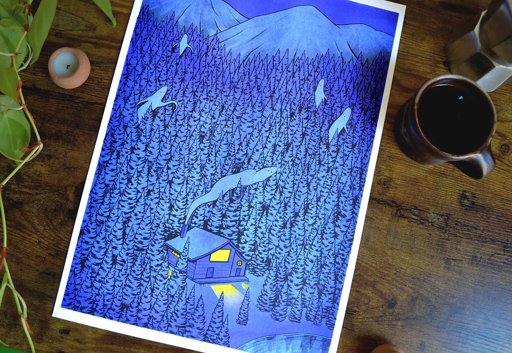 Gloaming Risograph Print - Image 3