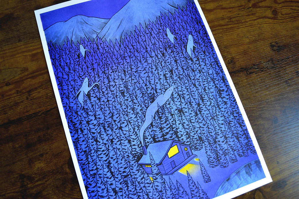 Gloaming Risograph Print - Image 5