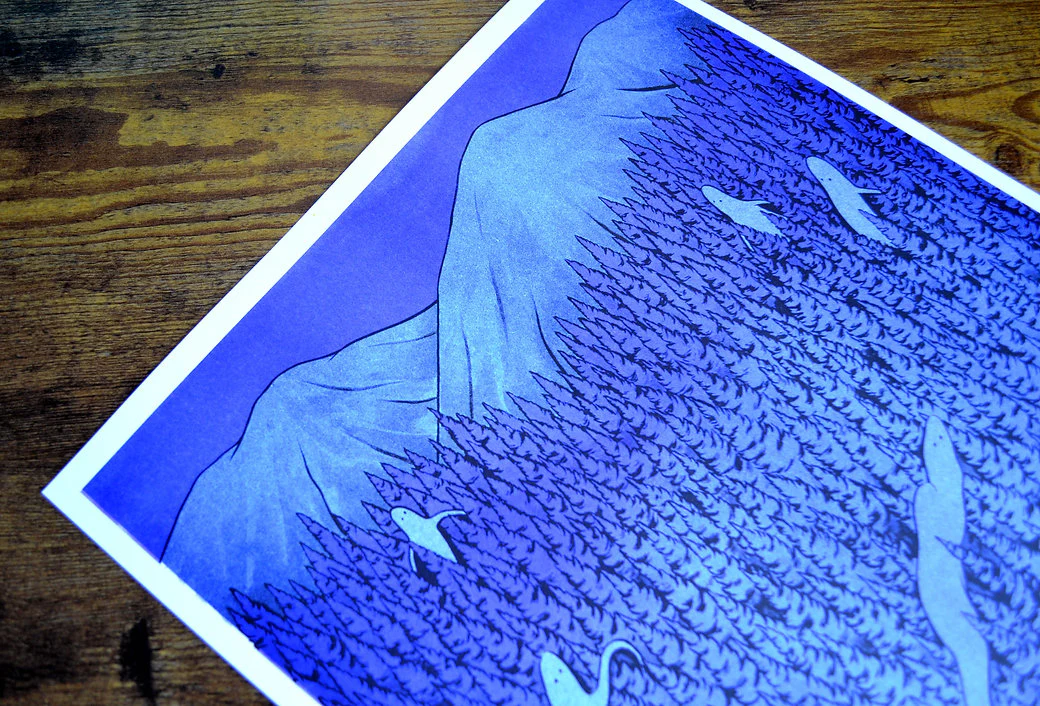Gloaming Risograph Print - Image 6