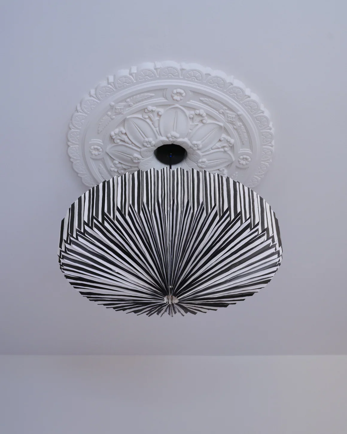 Hand Drawn Stripe Origami Paper Lightshade - Image 3
