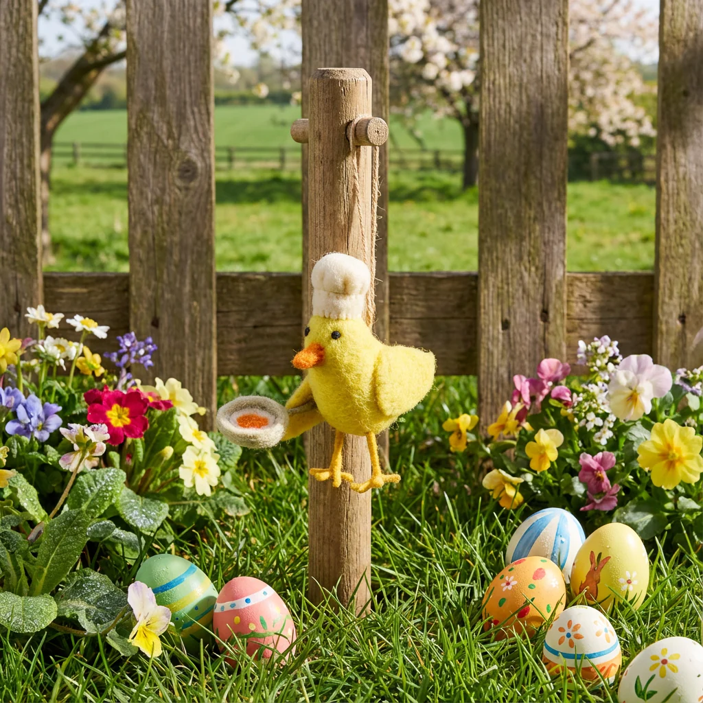Chick Norris Felt Decoration - Image 3