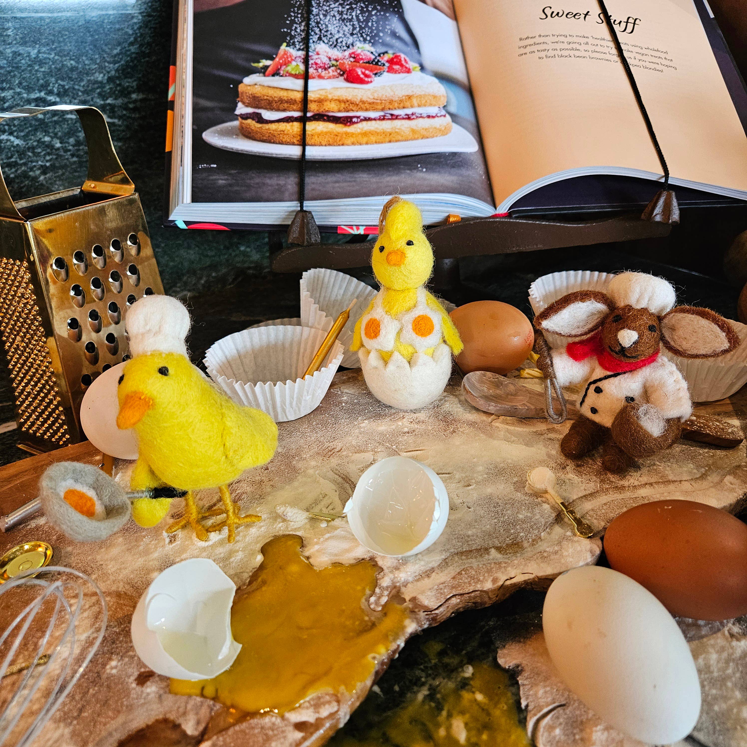 Chick Norris Felt Decoration - Image 4