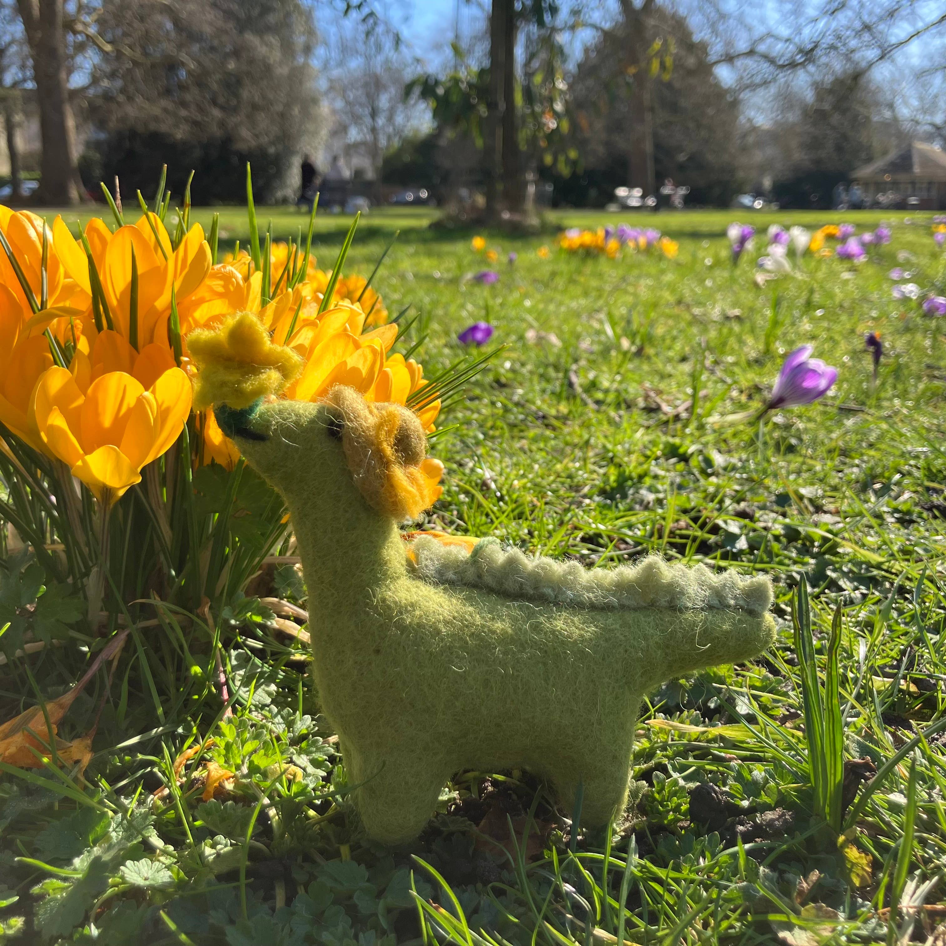 Daphne Dinosaur Felt Decoration - Image 3