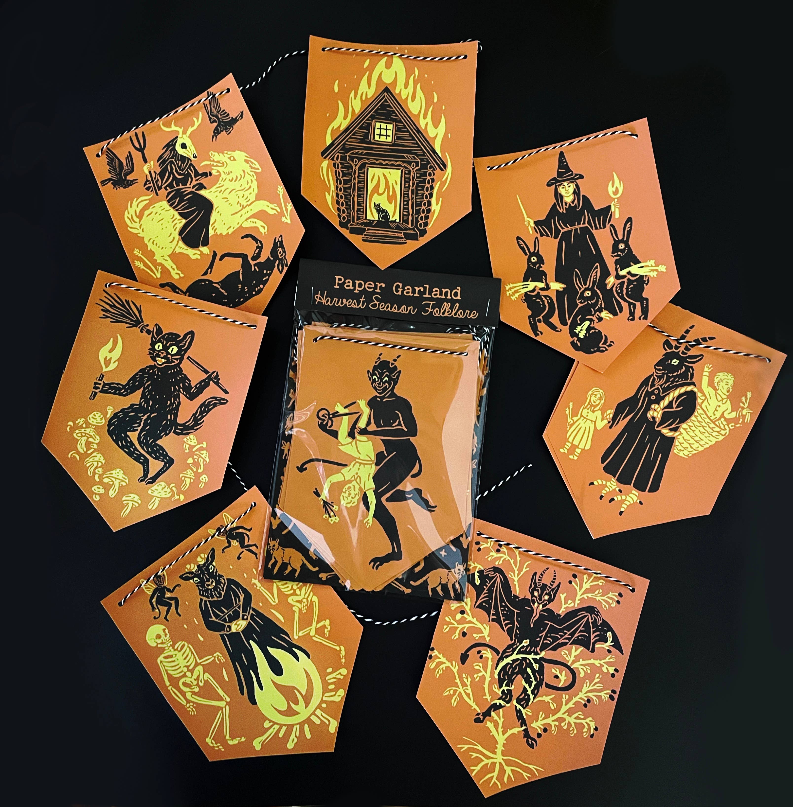 Harvest Season Folklore Paper Garland - Image 3