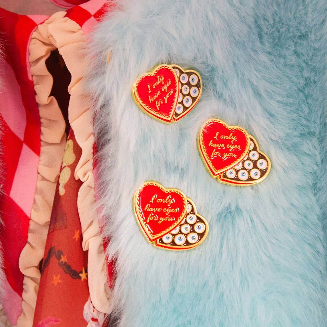 I Only Have Eyes for You Enamel Pin - Image 3