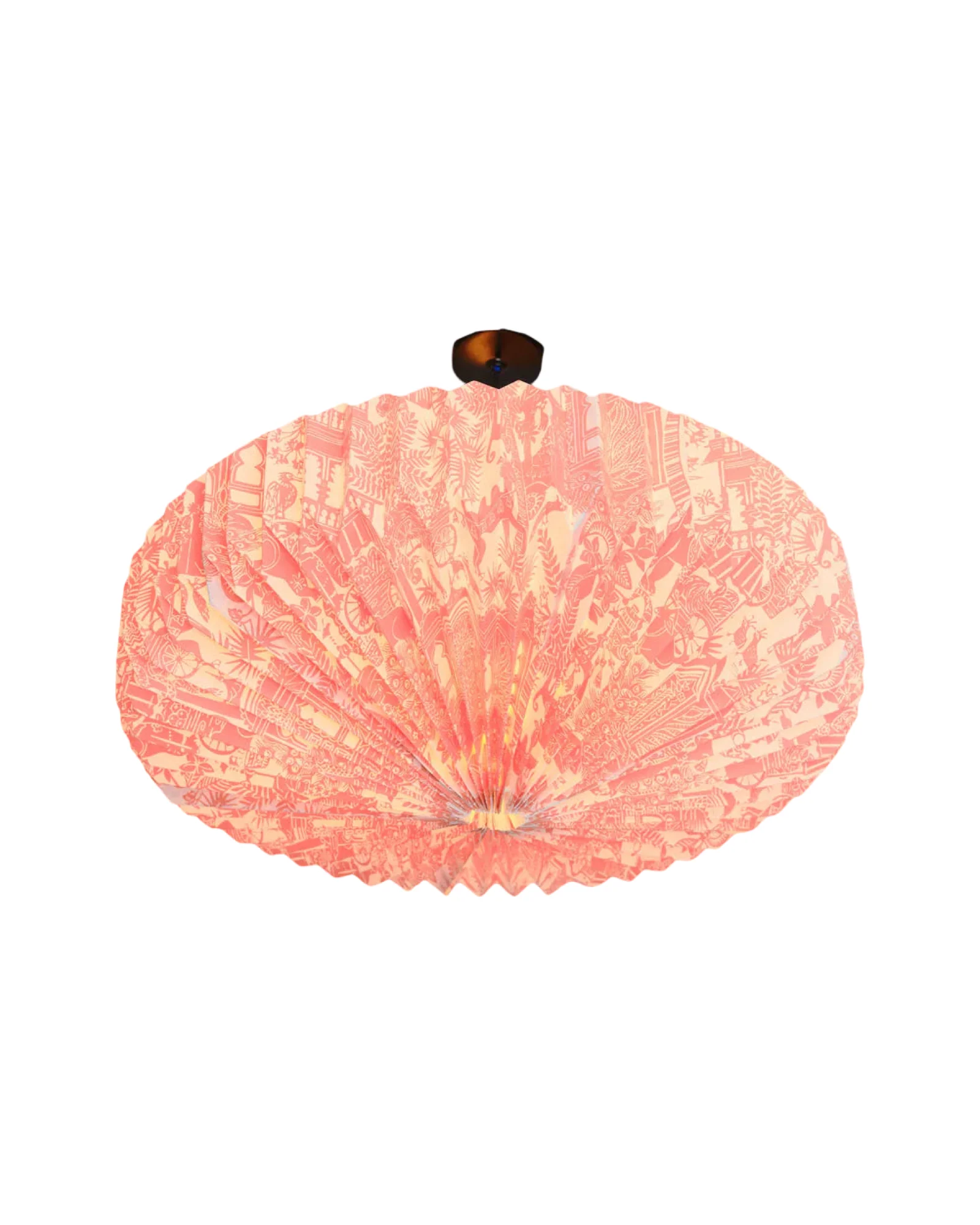 Indian Toile Origami Paper Lightshade - Image 2