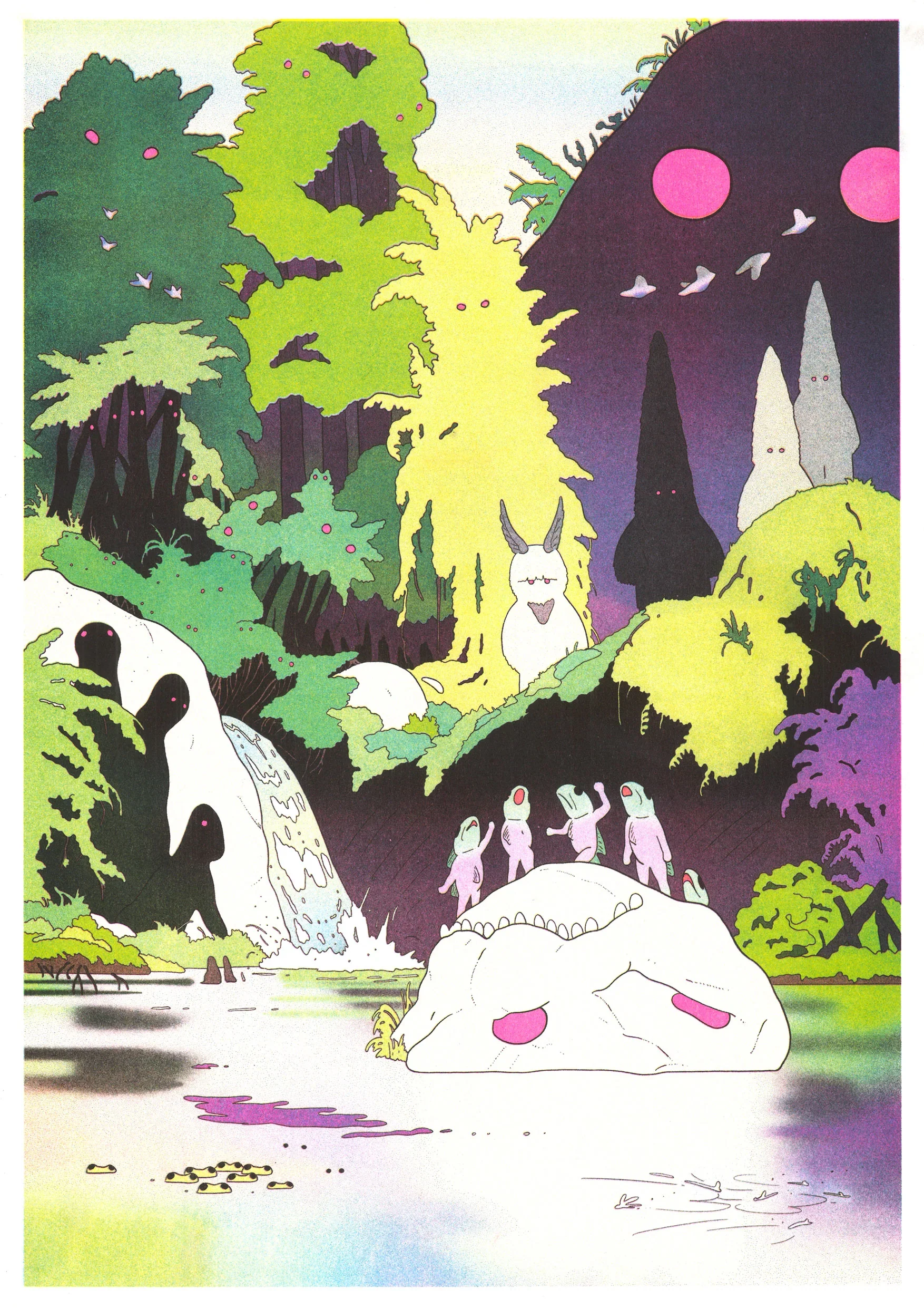 If the spirits of Nature Woke Up? - Jeremie Moreau A3 Print - Image 2