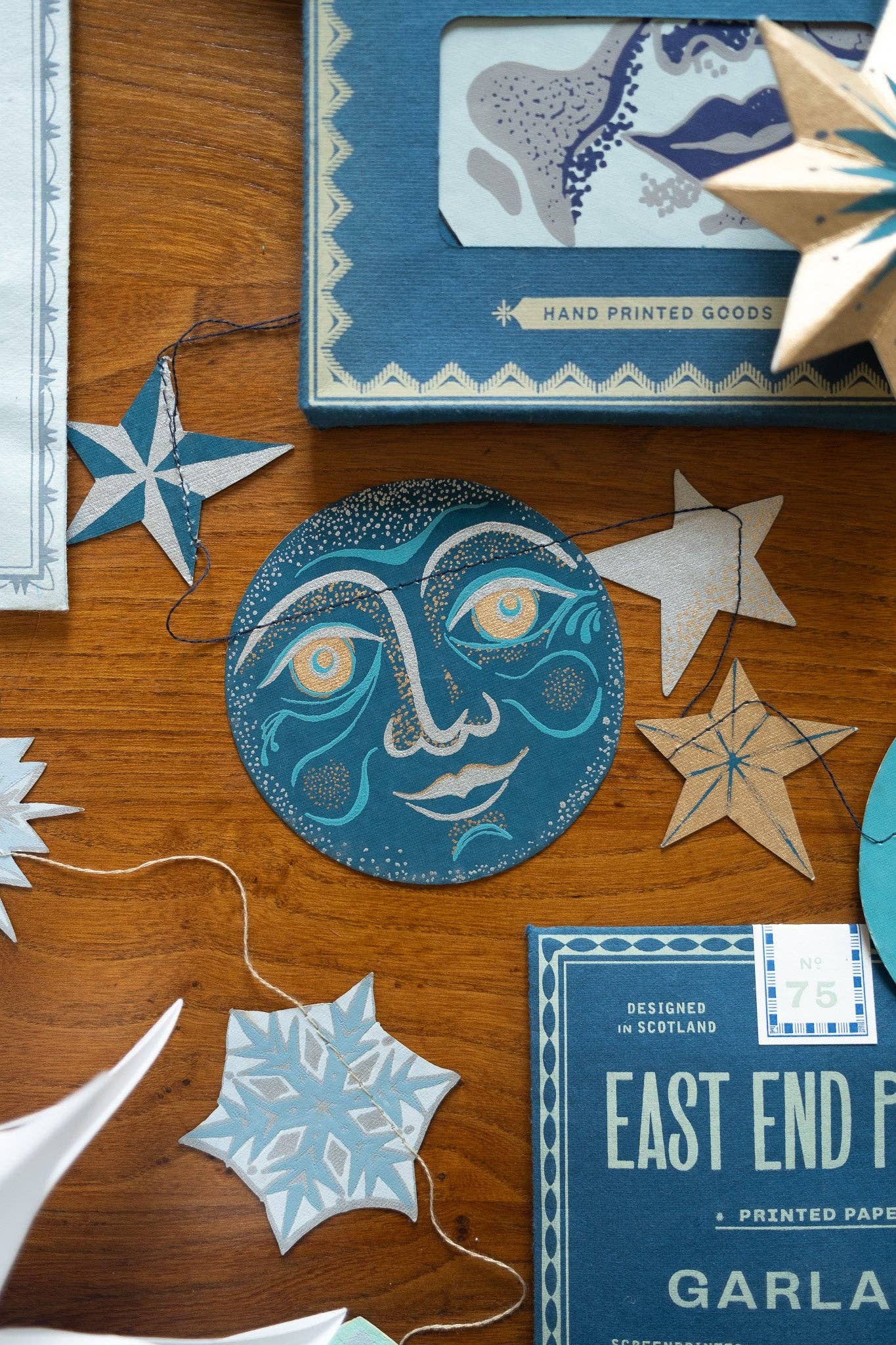 Man on the Moon Sewn Garland - Image 3