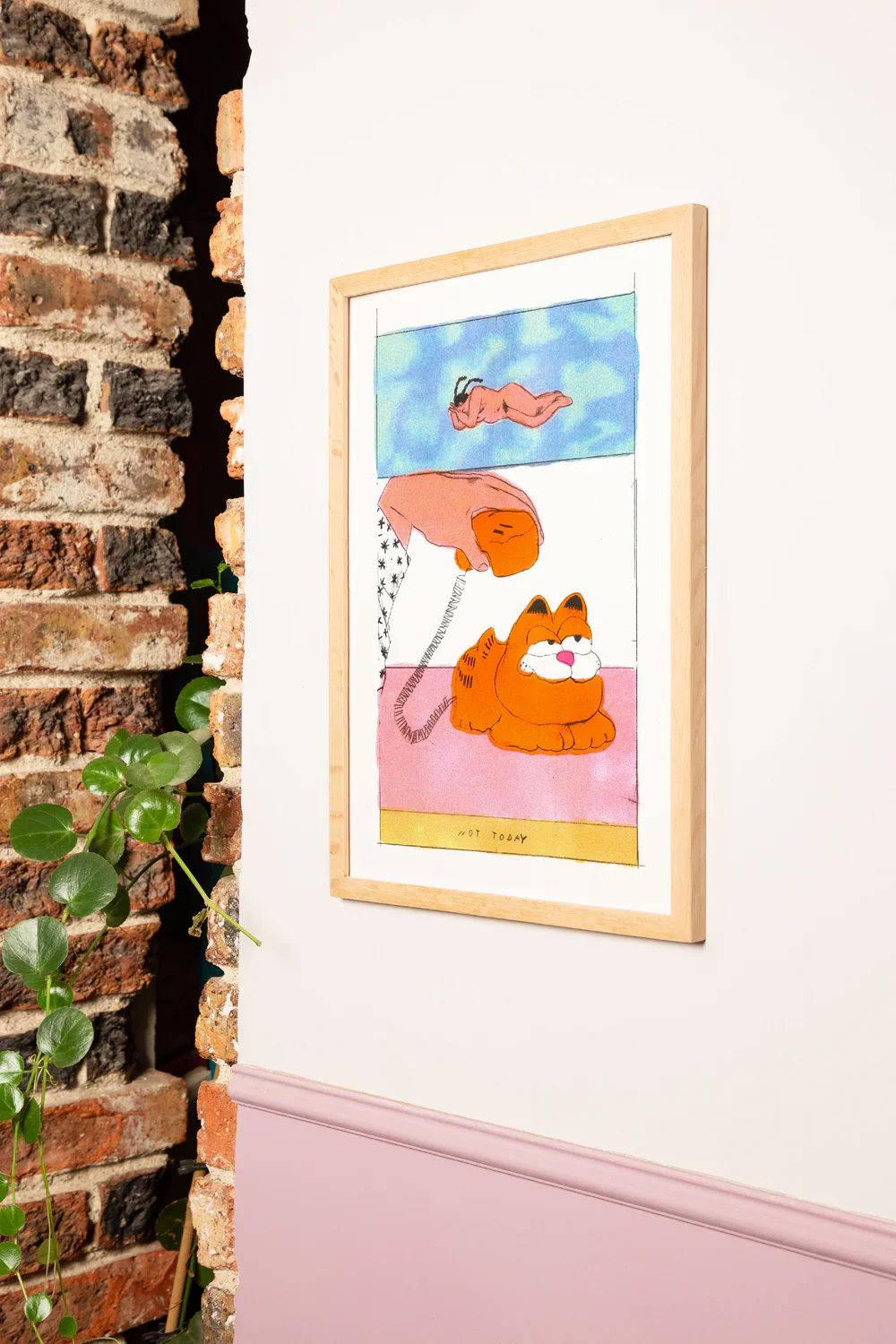 Garfield - Melek Zertal A3 Print - Image 2
