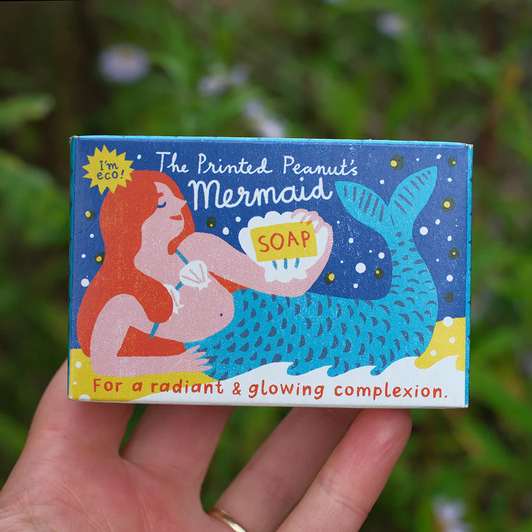 Mermaid Rose Geranium Natural Handmade Soap Bar - Image 2