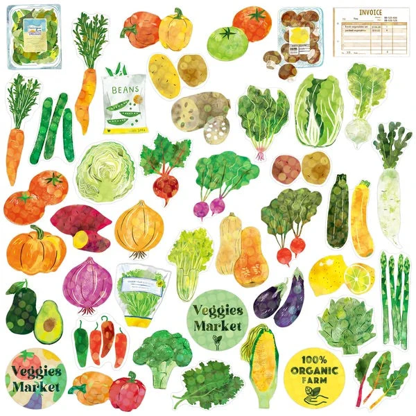 Mini Vegetable Sticker Box - Image 3