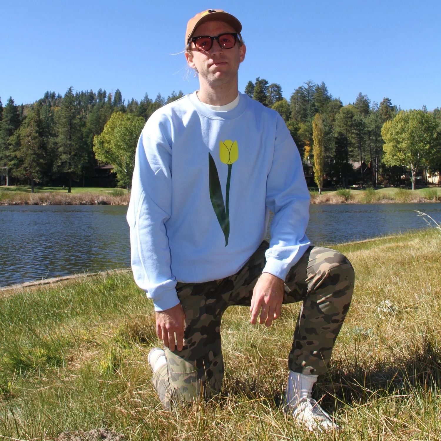 Miss You Tulip Crewneck Sweatshirt - Image 3