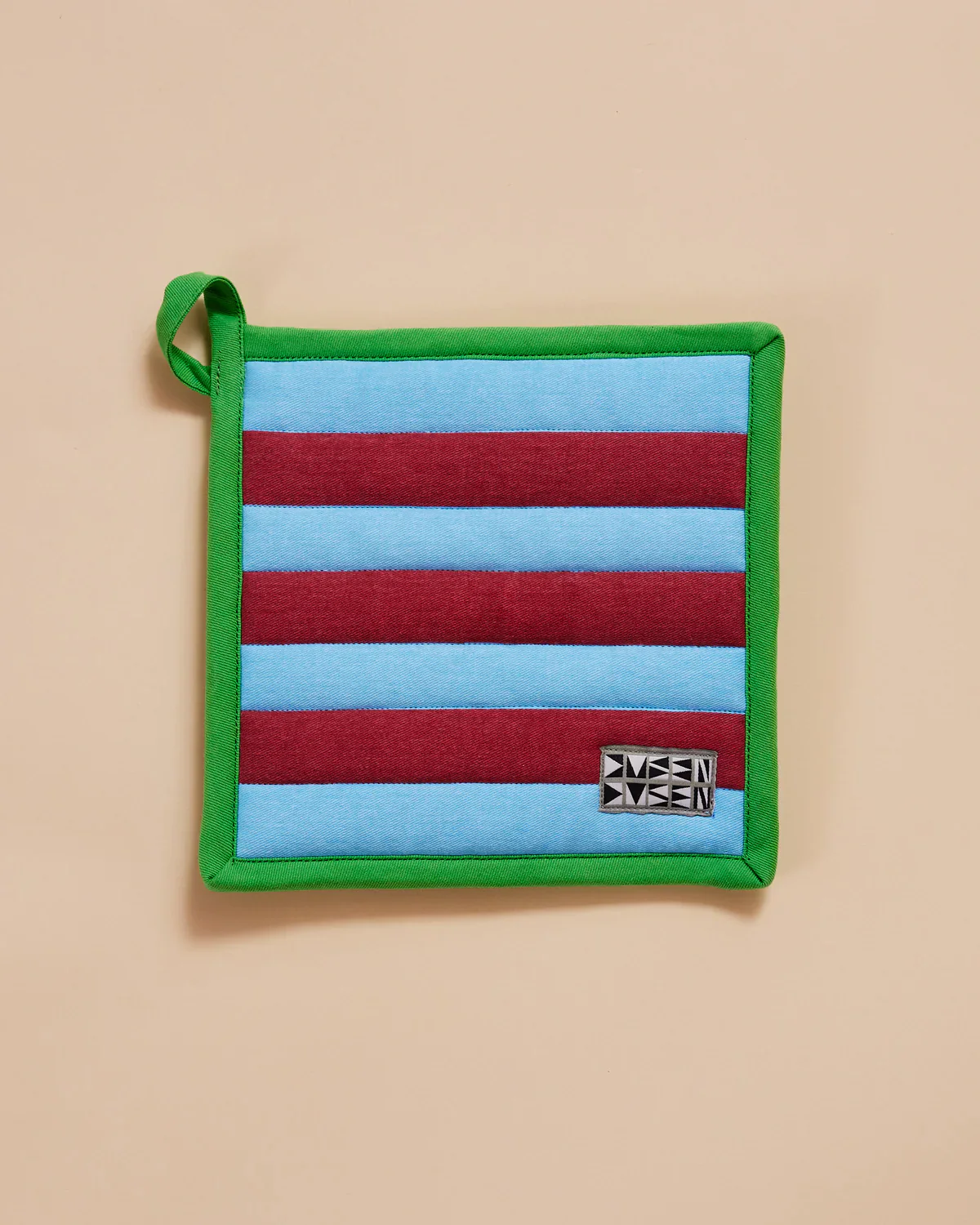 Mustard Stripe Pocket Pot Holder - Image 4