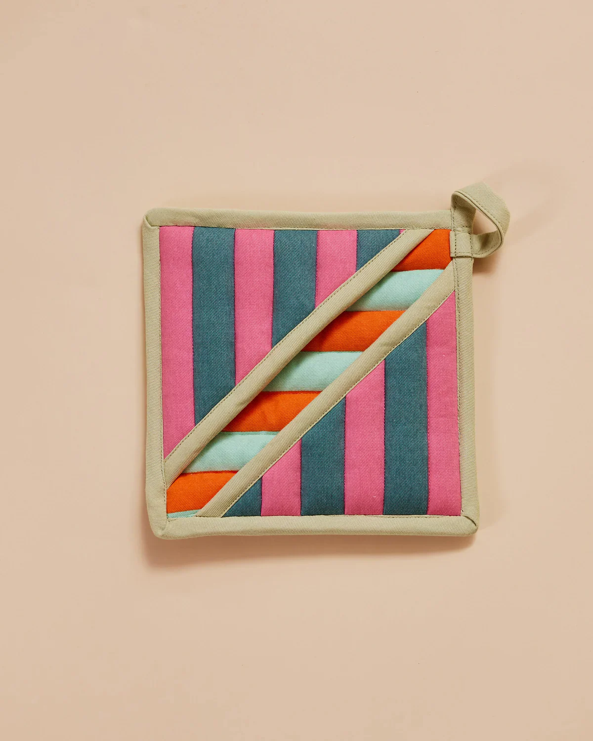 Ginger Stripe Pocket Pot Holder - Image 4