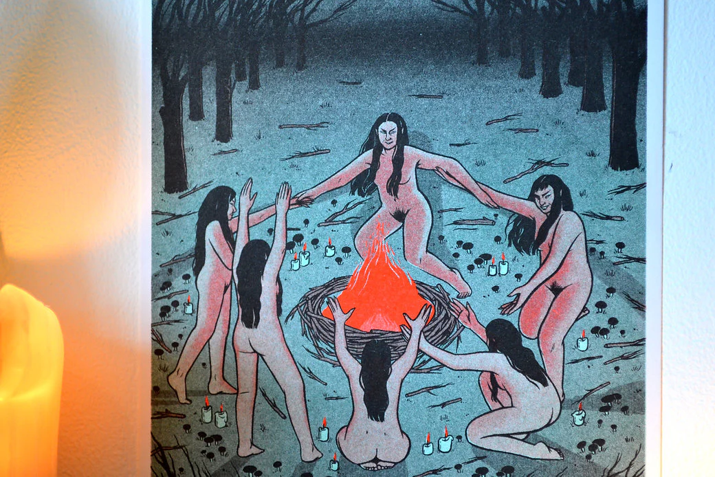 Occult A4 Risograph Print - Image 4
