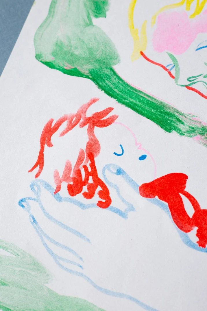 Ponyo - Gaelle Loth A3 Print - Image 3