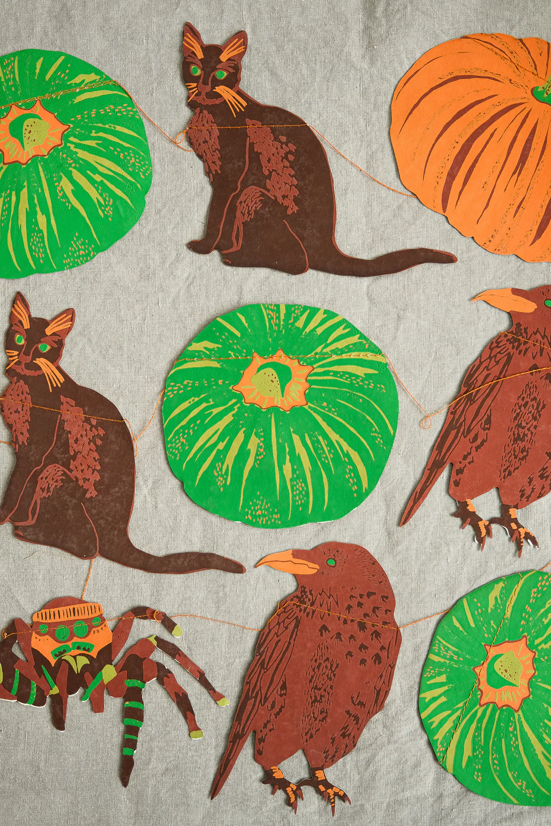 Pumpkin Sewn Garland - Image 2