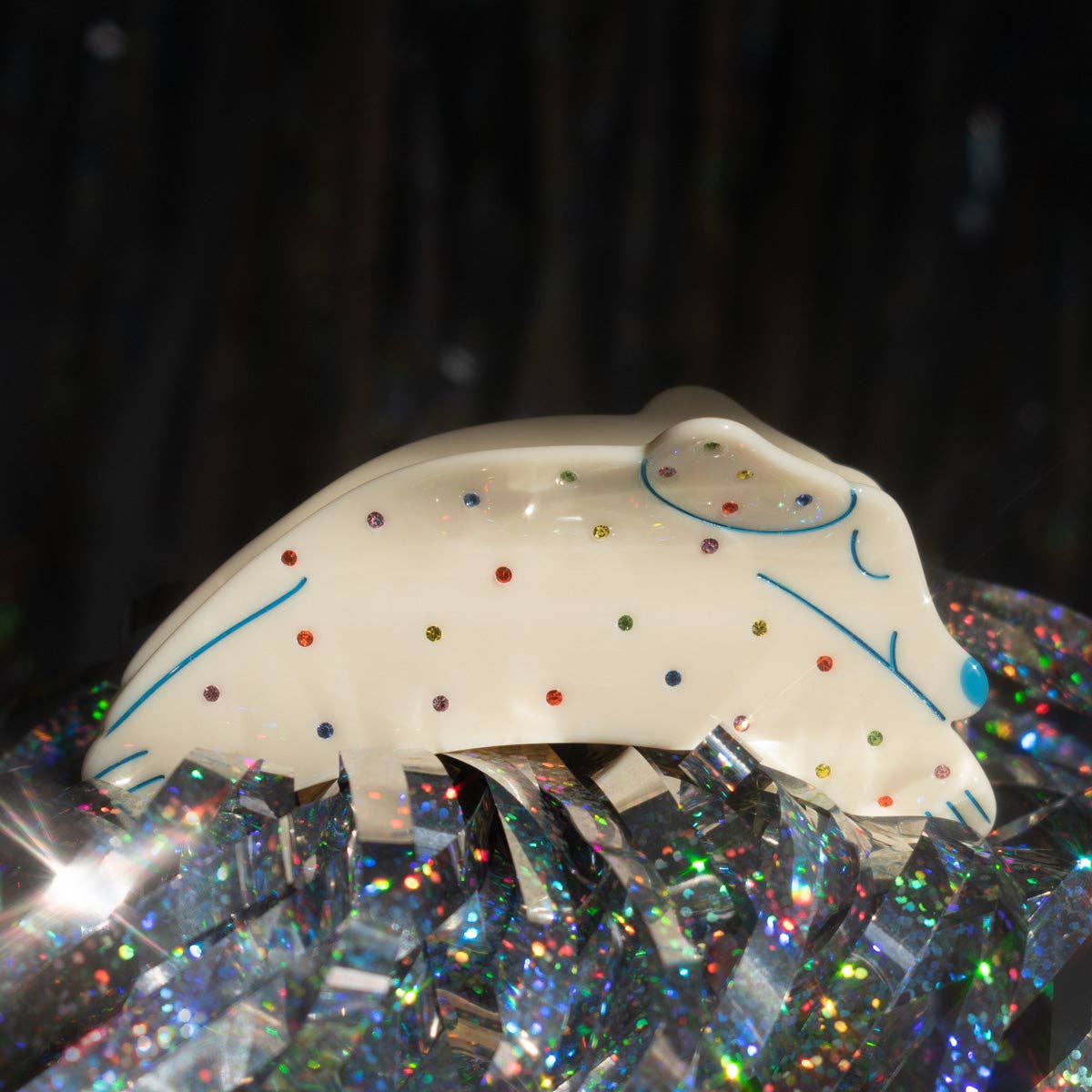 Rainbow Puppy Hair Claw - Image 4