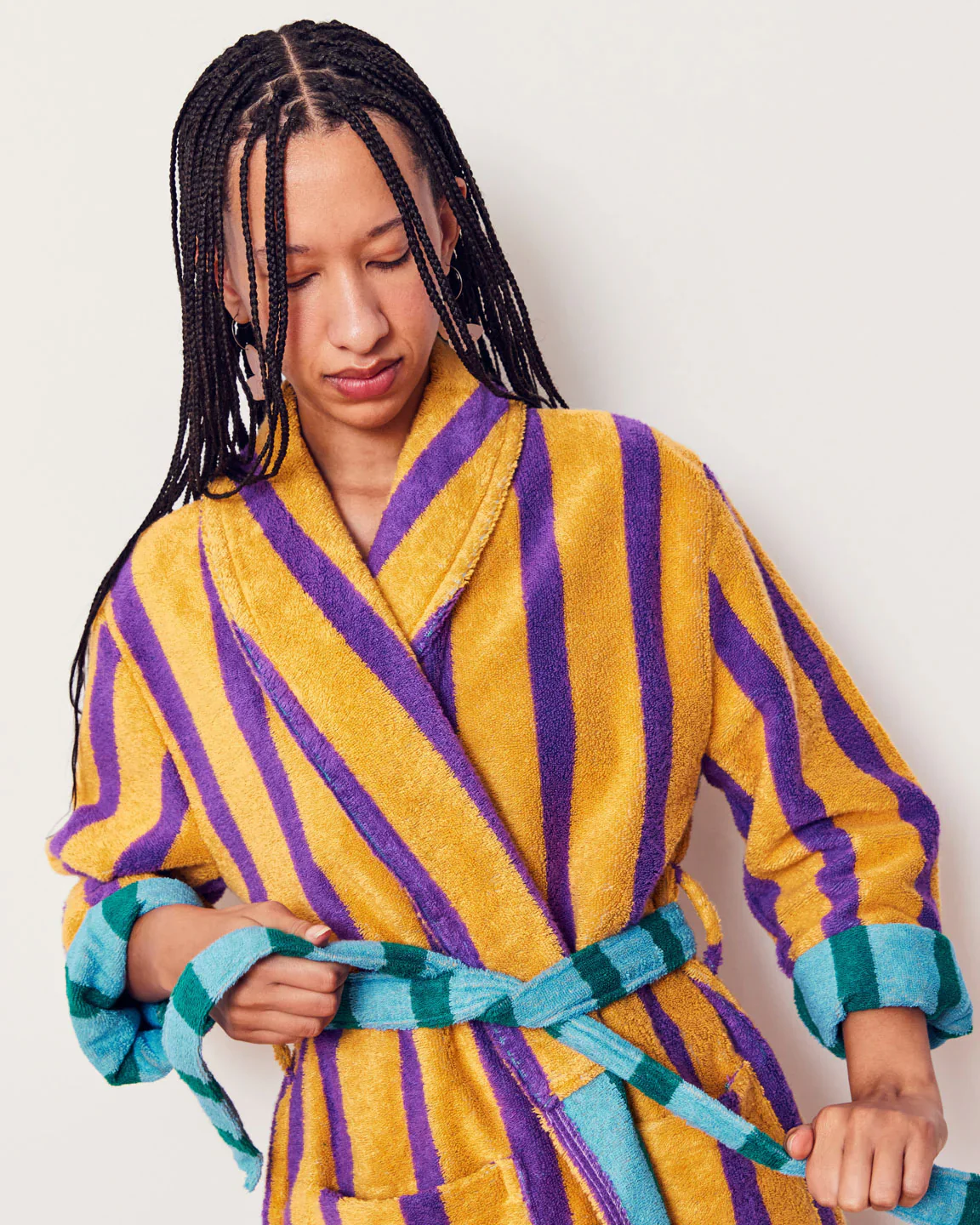 Ronnie Stripe Bathrobe - Image 3