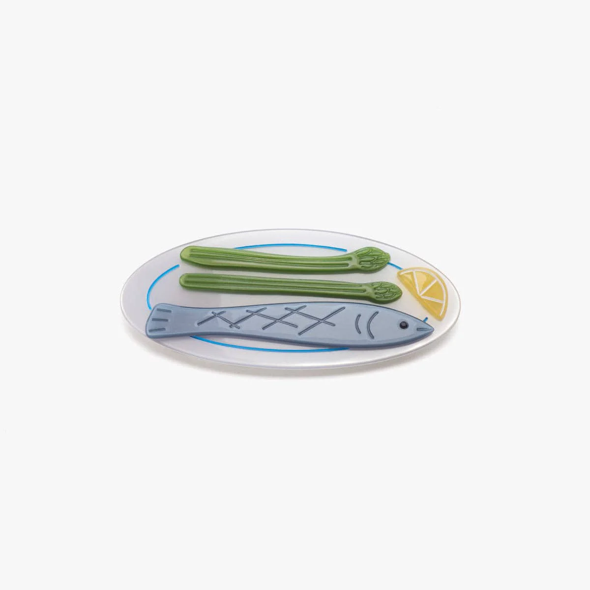 Sardine Plate Barrette - Image 2
