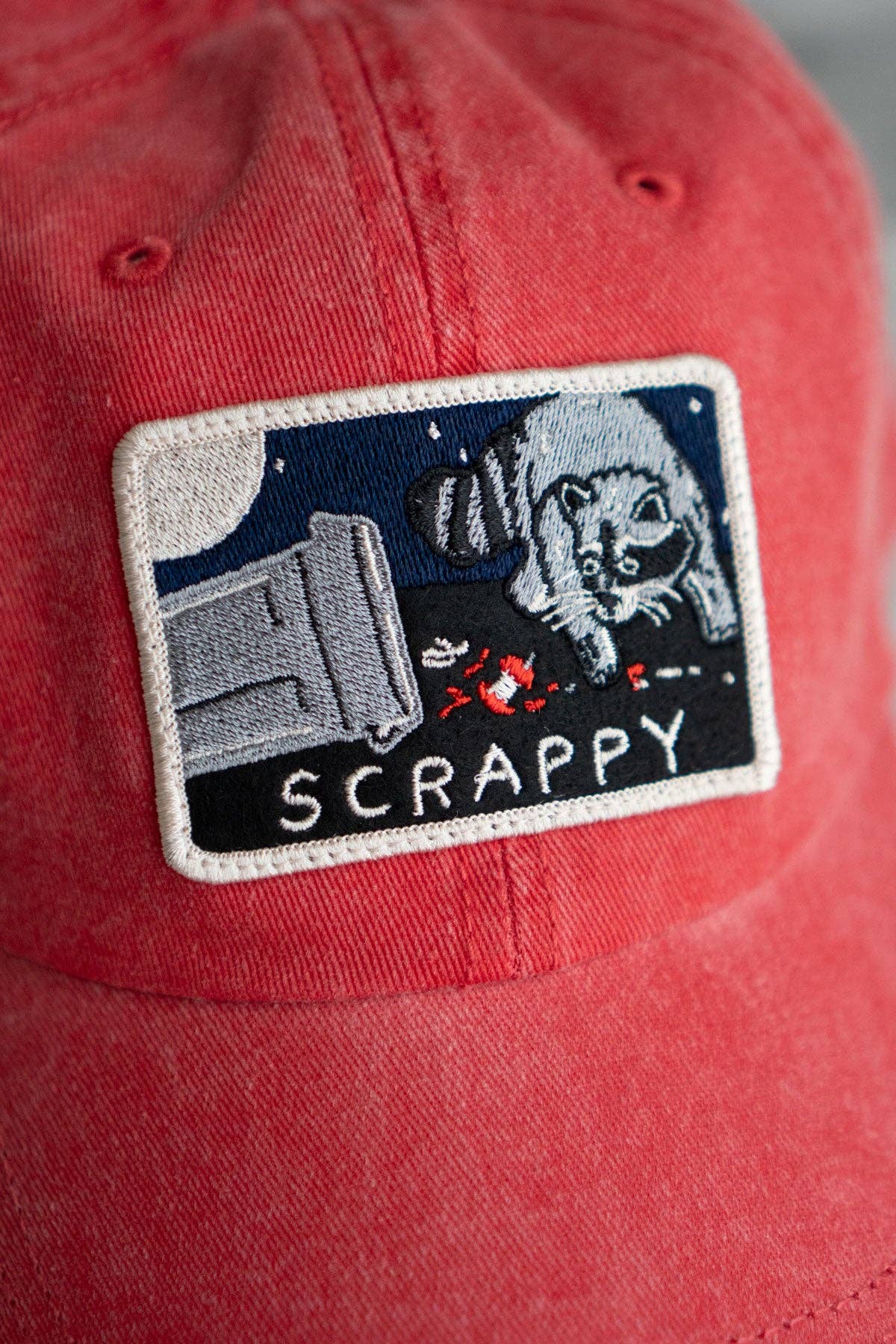 Scrappy Raccoon Embroidered Patch - Image 3