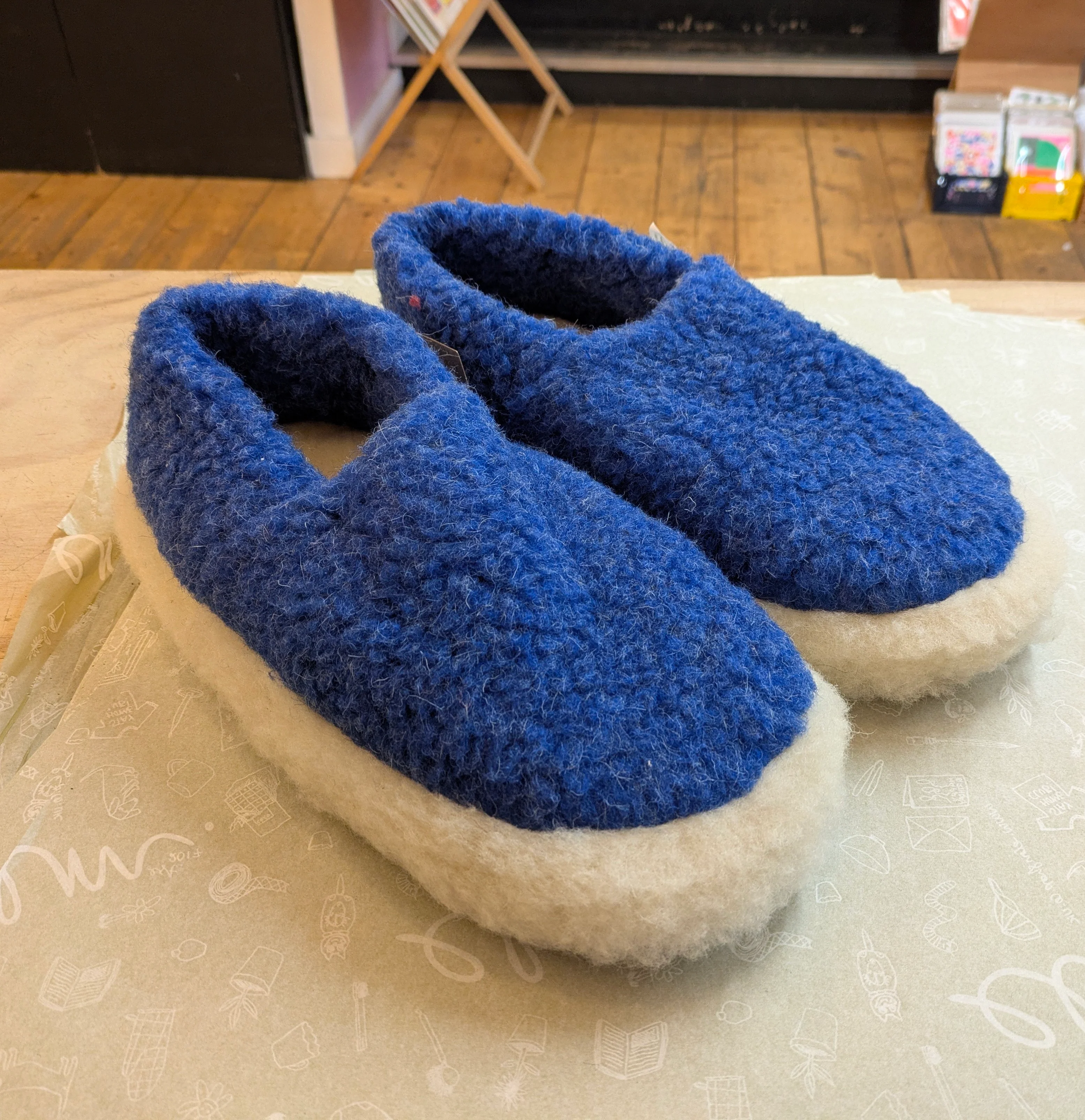 Siberian Slippers - Bright Blue - Image 2