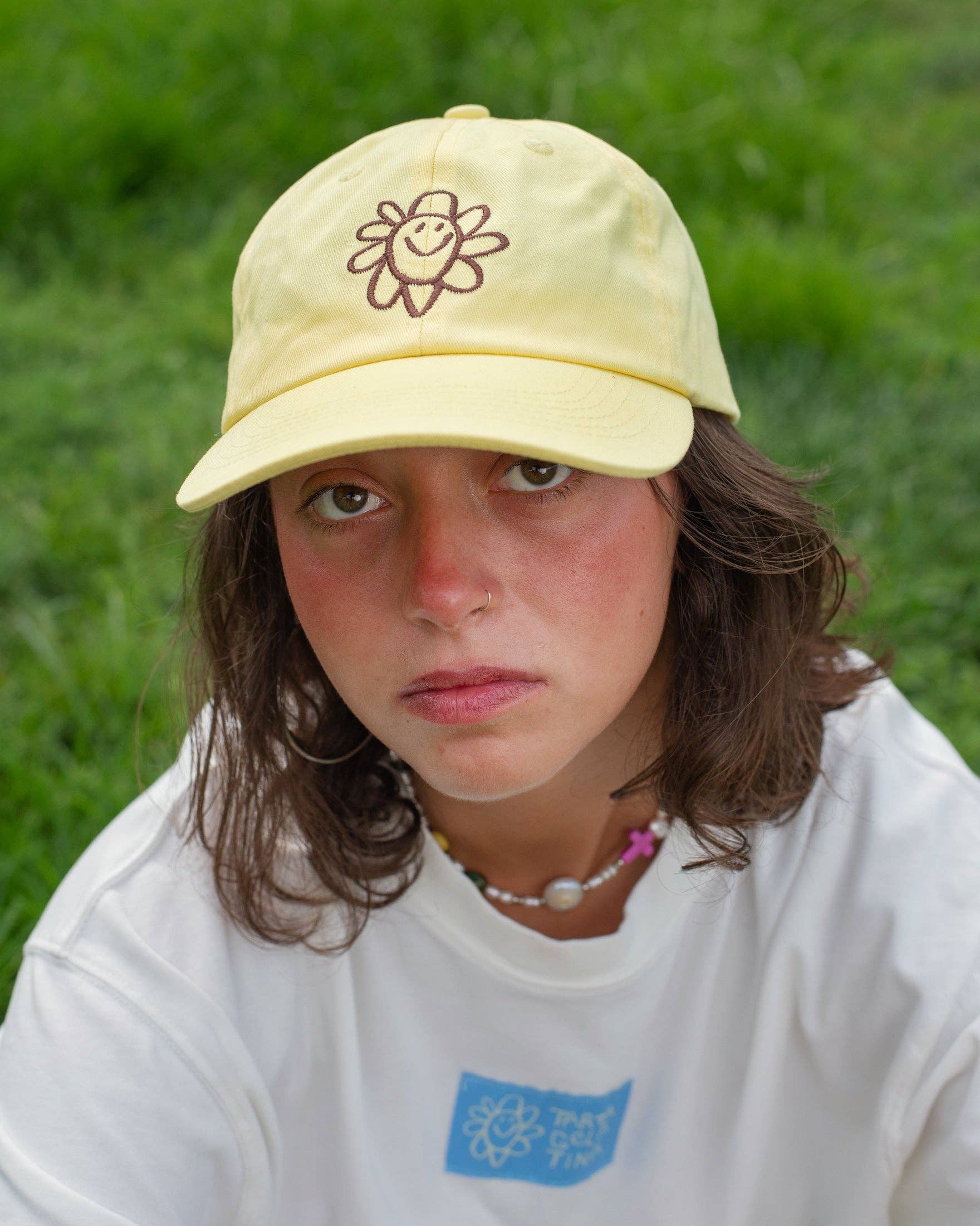 Silly Flower Cap: Butter Yellow - Image 2