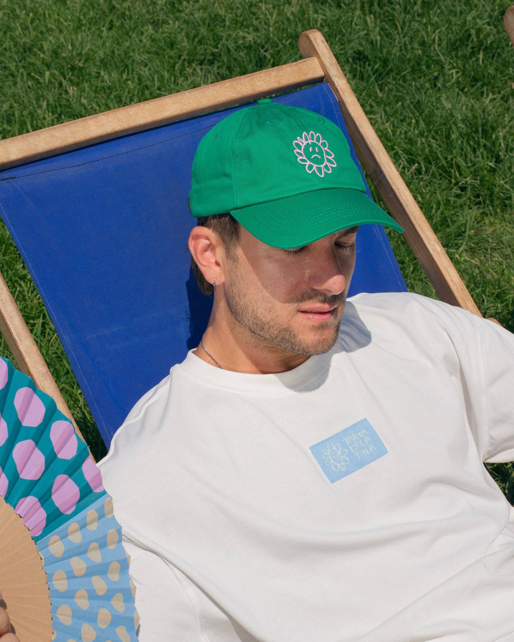 Silly Flower Cap: Grass Green - Image 4