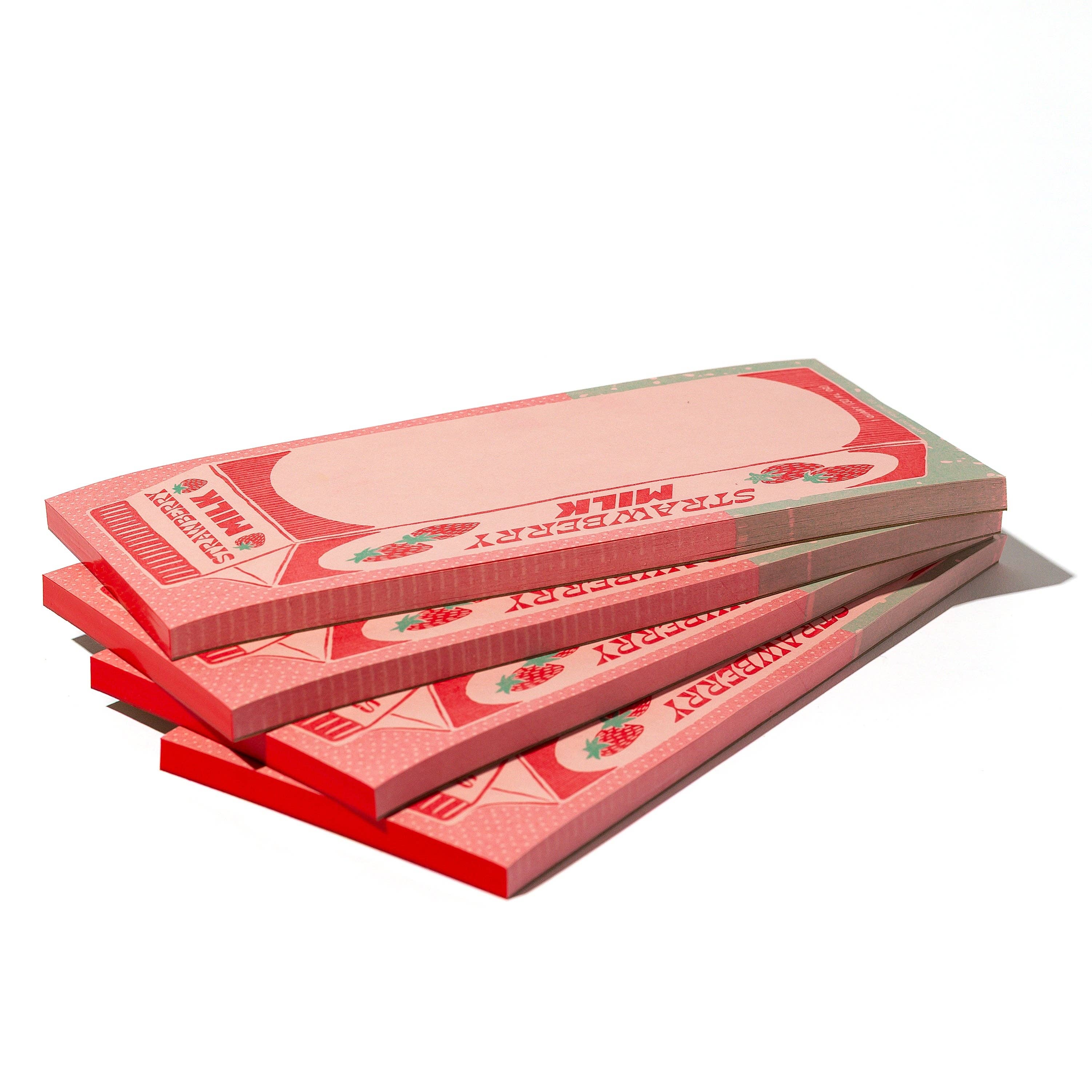 Strawberry Milk - Risograph Notepad - Image 3
