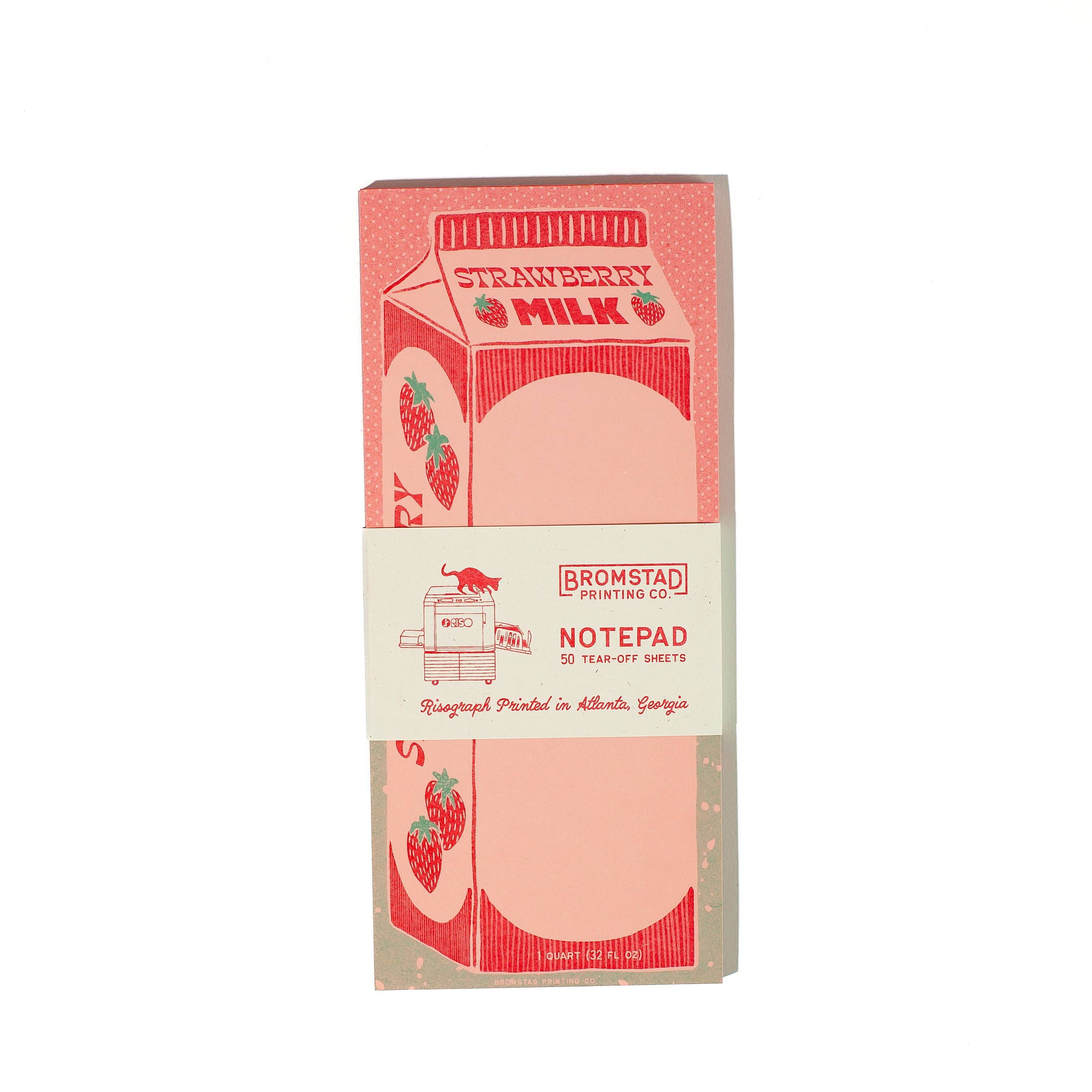 Strawberry Milk - Risograph Notepad - Image 4